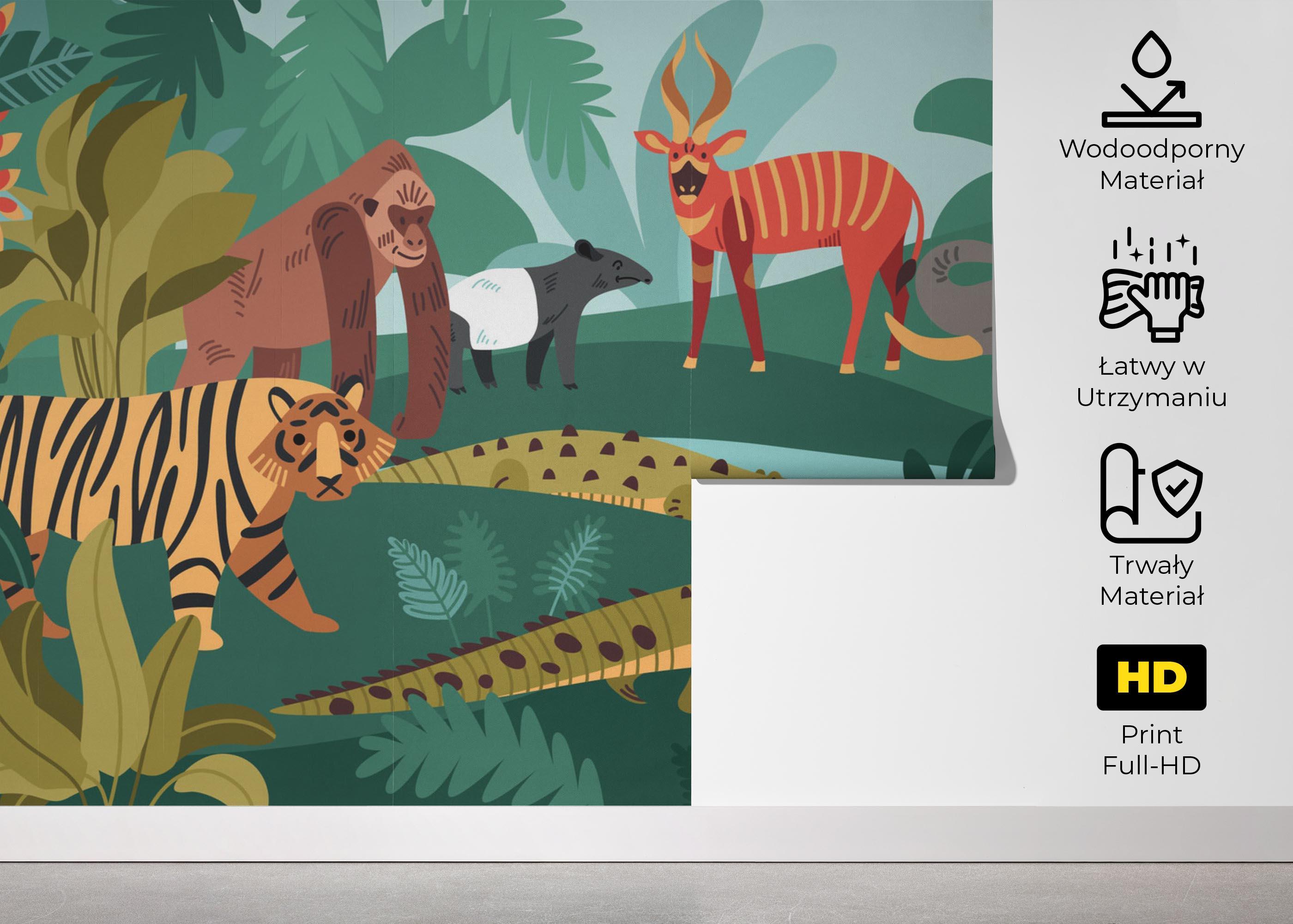 Fototapeta Animal Composition mockup 5