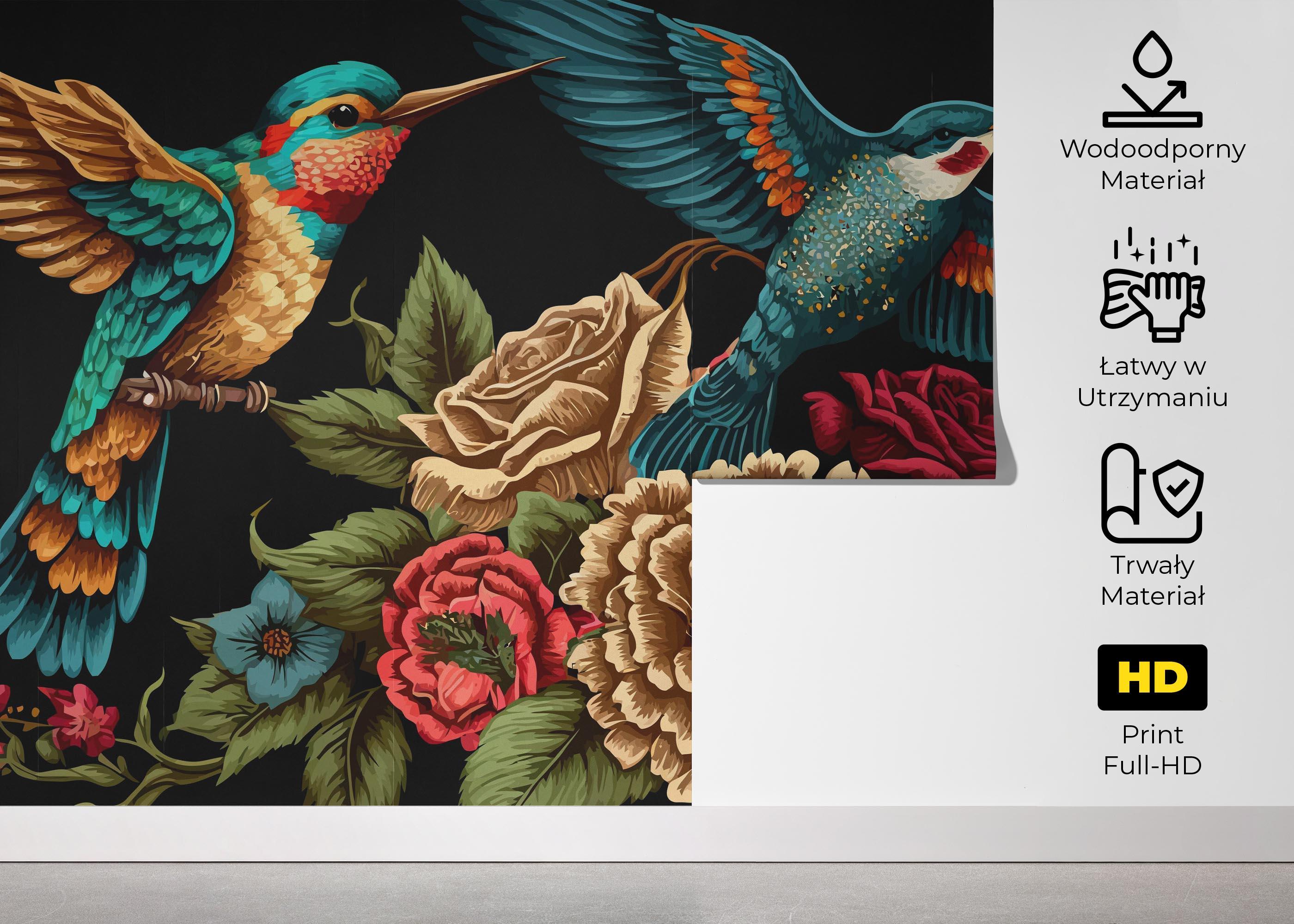 Fototapeta Blue Bird Art mockup 5