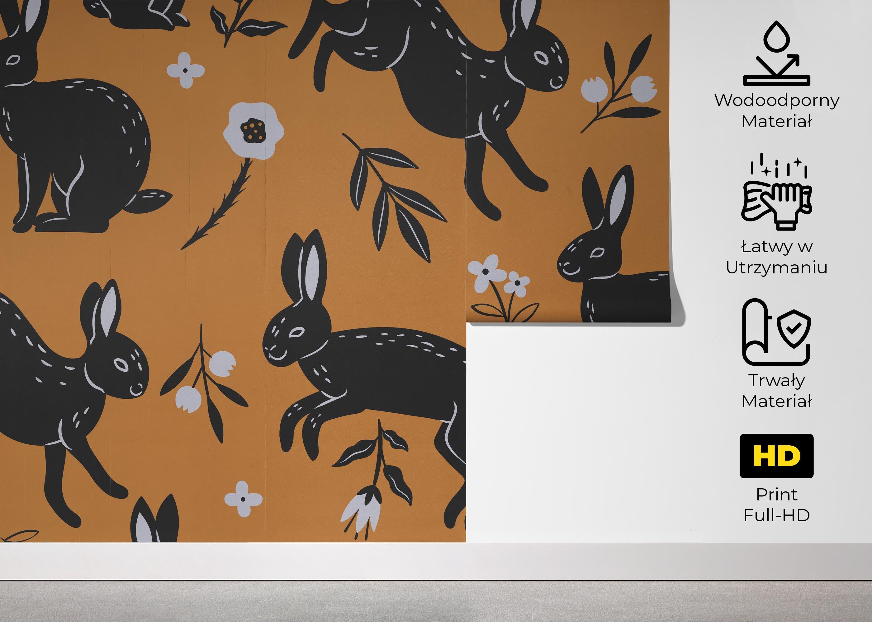 Fototapeta Bunny Pattern Art mockup 5