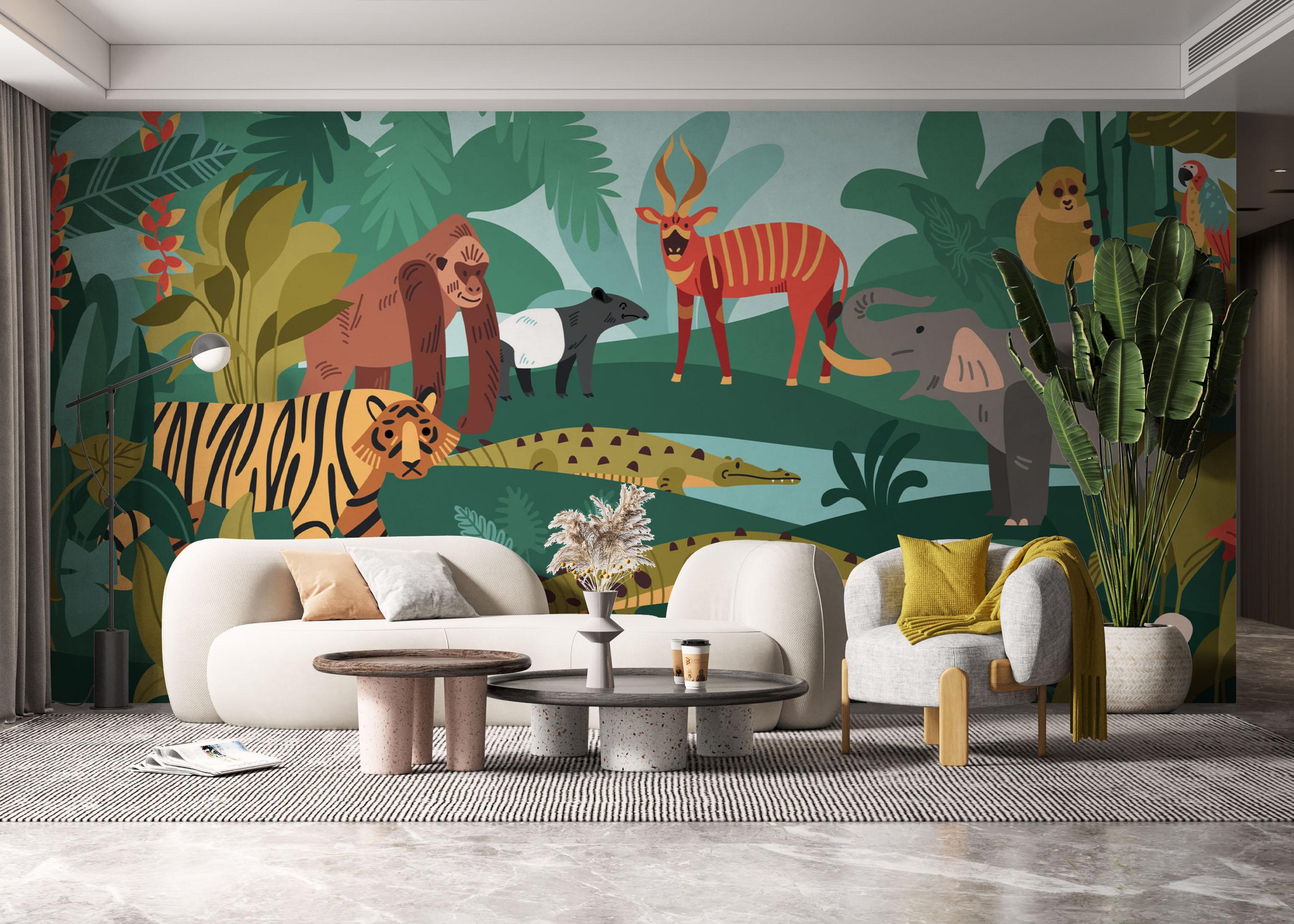 Fototapeta Animal Composition mockup 6