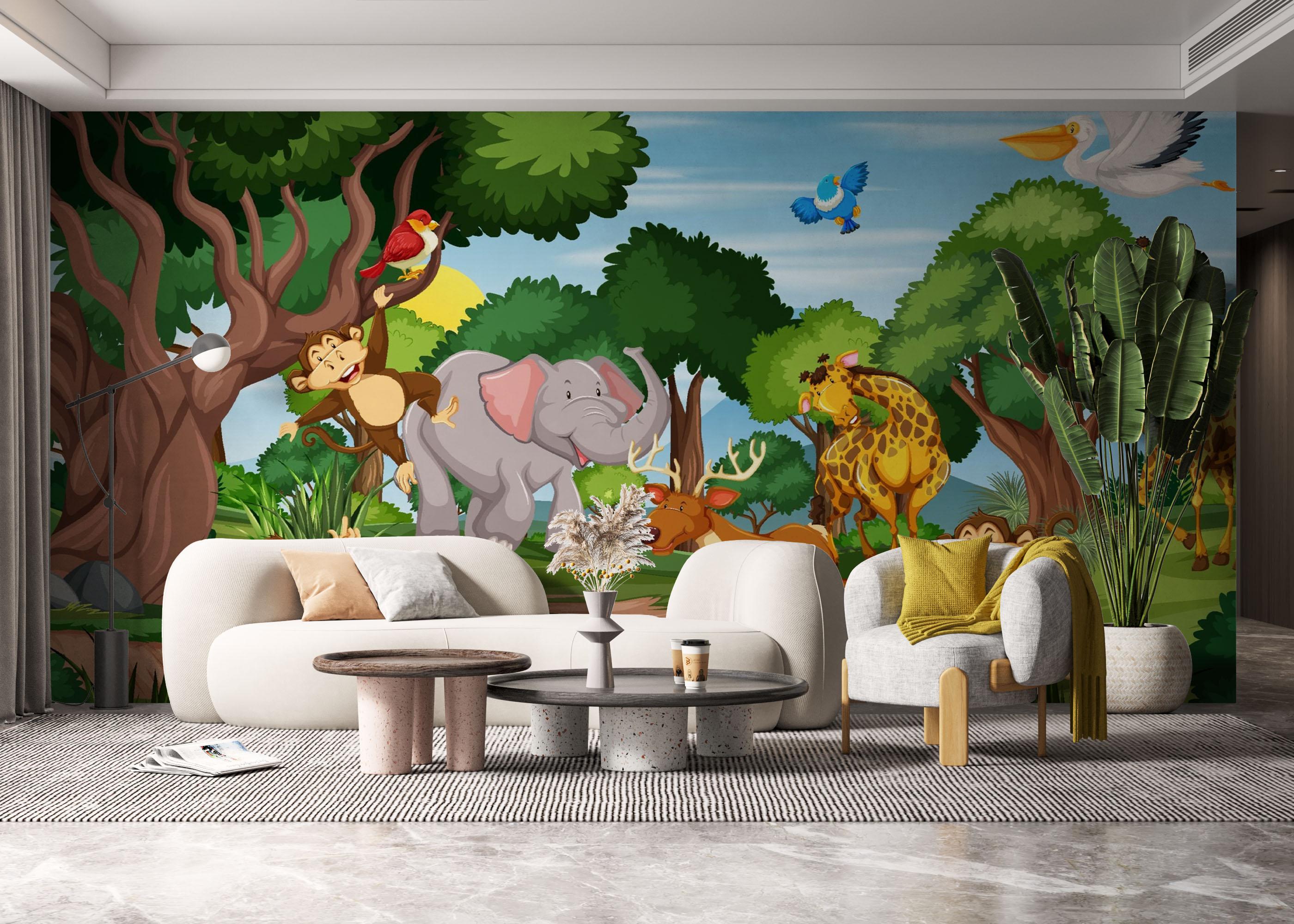 Fototapeta Wild Animal Running mockup 6