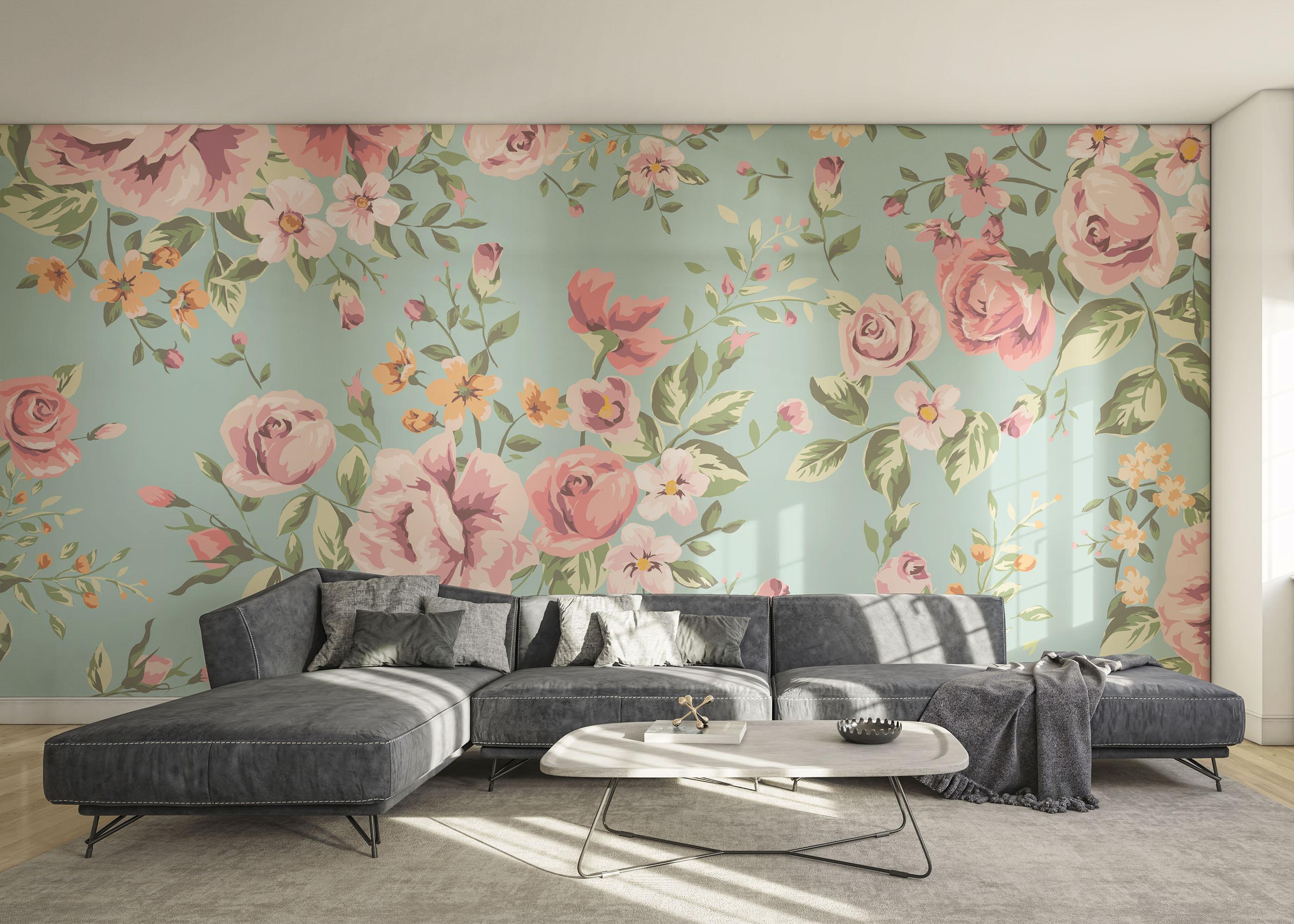 Fototapeta Classic Wallpaper mockup 0