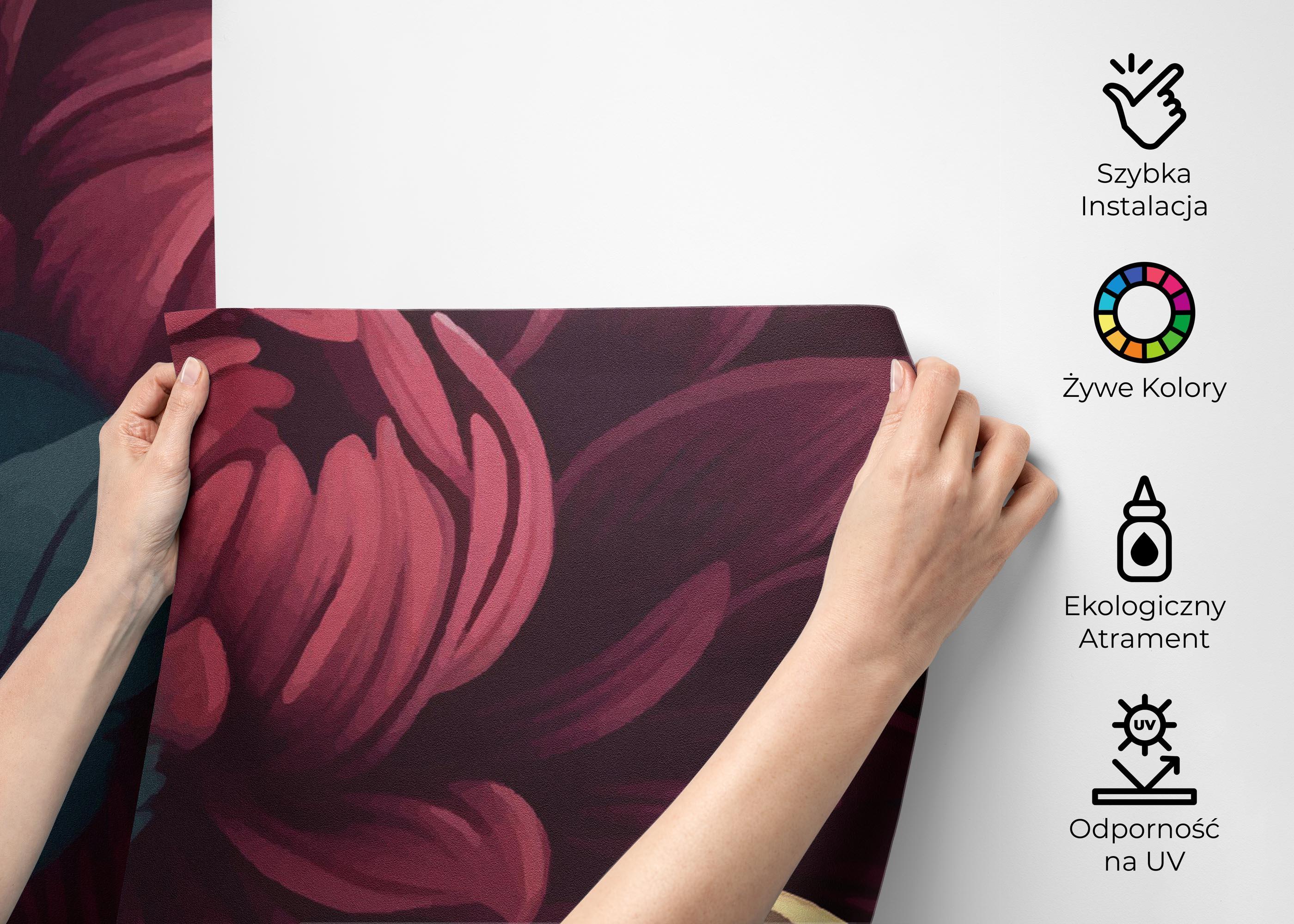 Fototapeta Yellow Cream Flower mockup 2