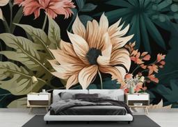 Beautiful Cream Flower mockup 3