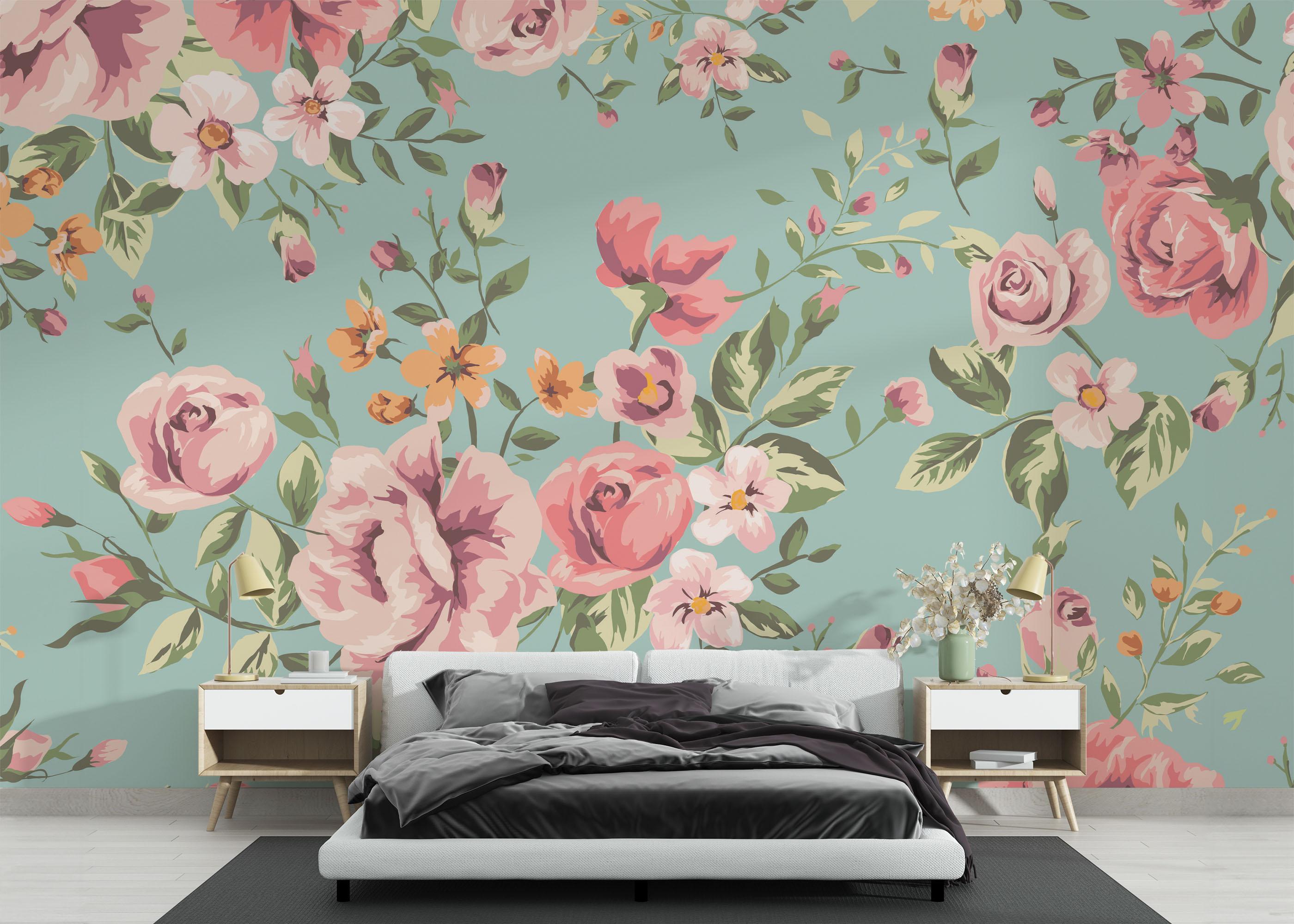 Fototapeta Classic Wallpaper mockup 3