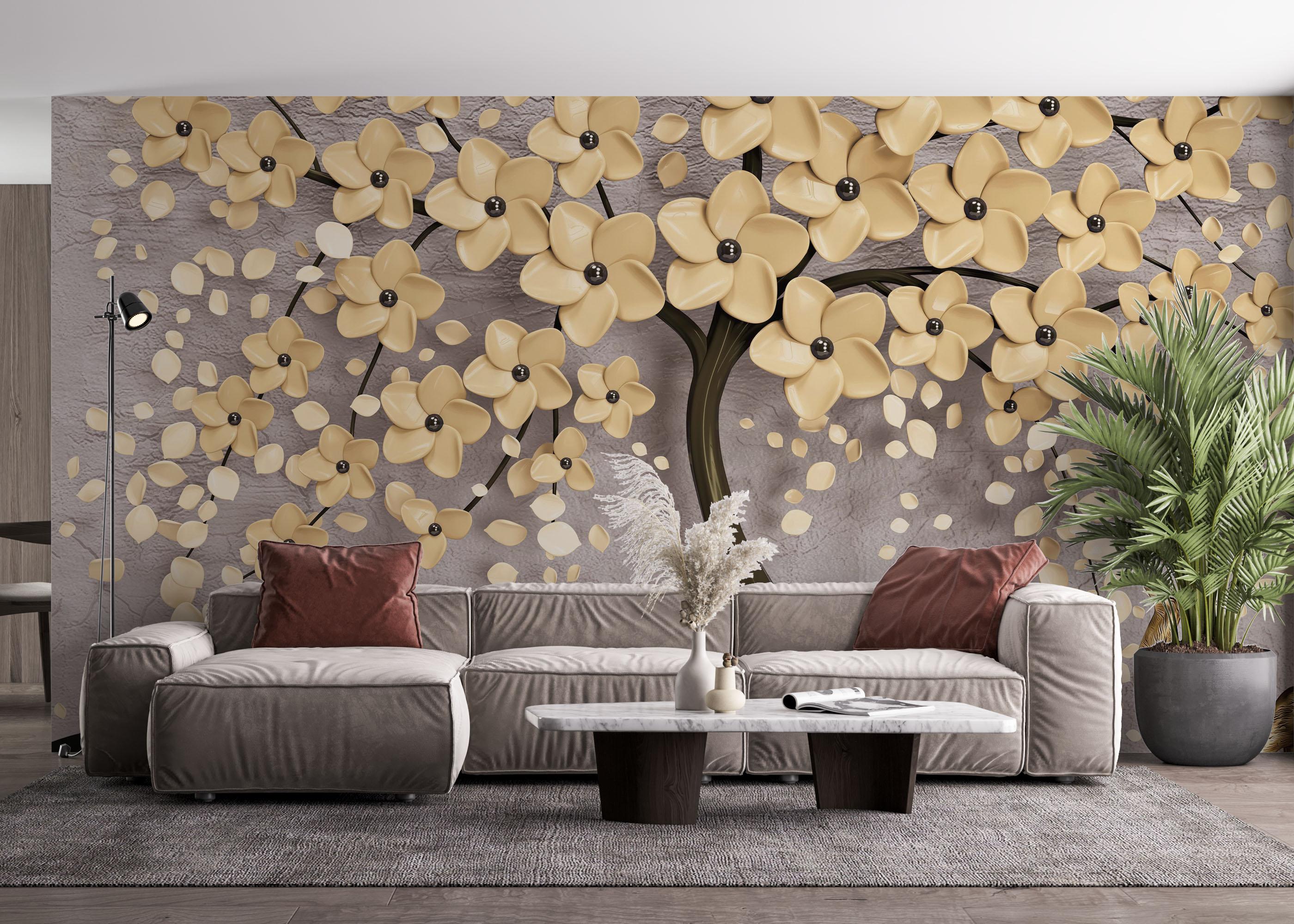 Fototapeta Chocolate Flowers mockup 4