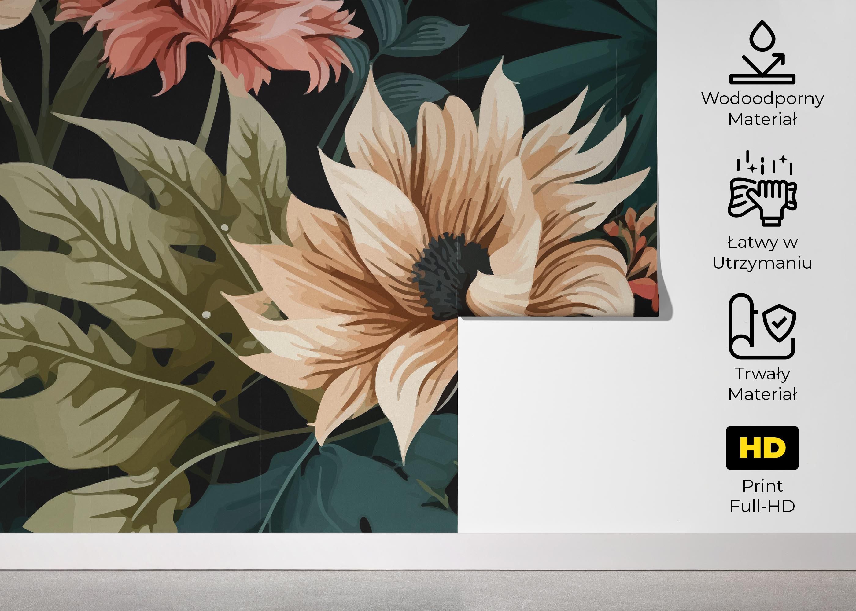 Beautiful Cream Flower mockup 5