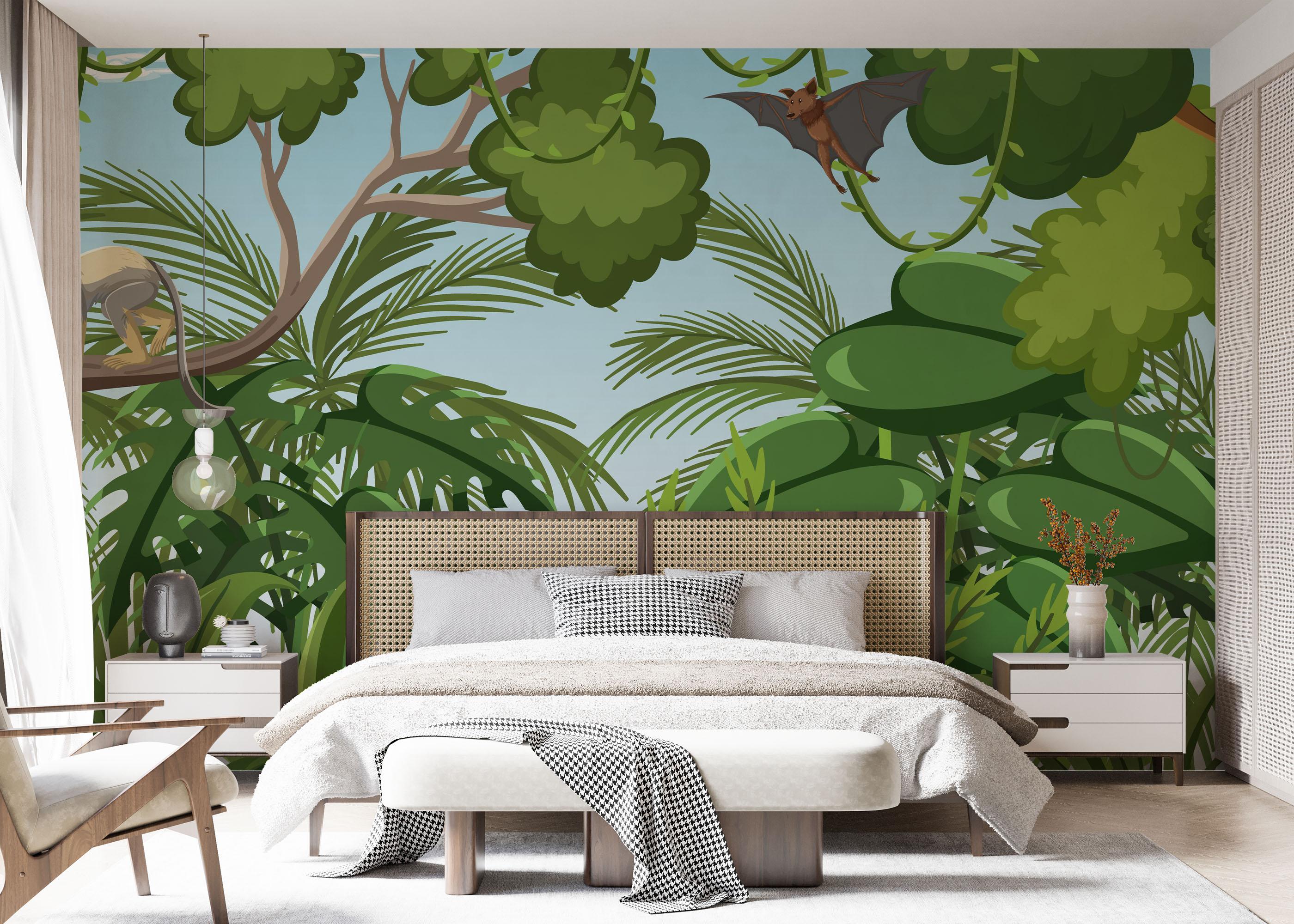 Fototapeta Cartoon Tree Animal mockup 7