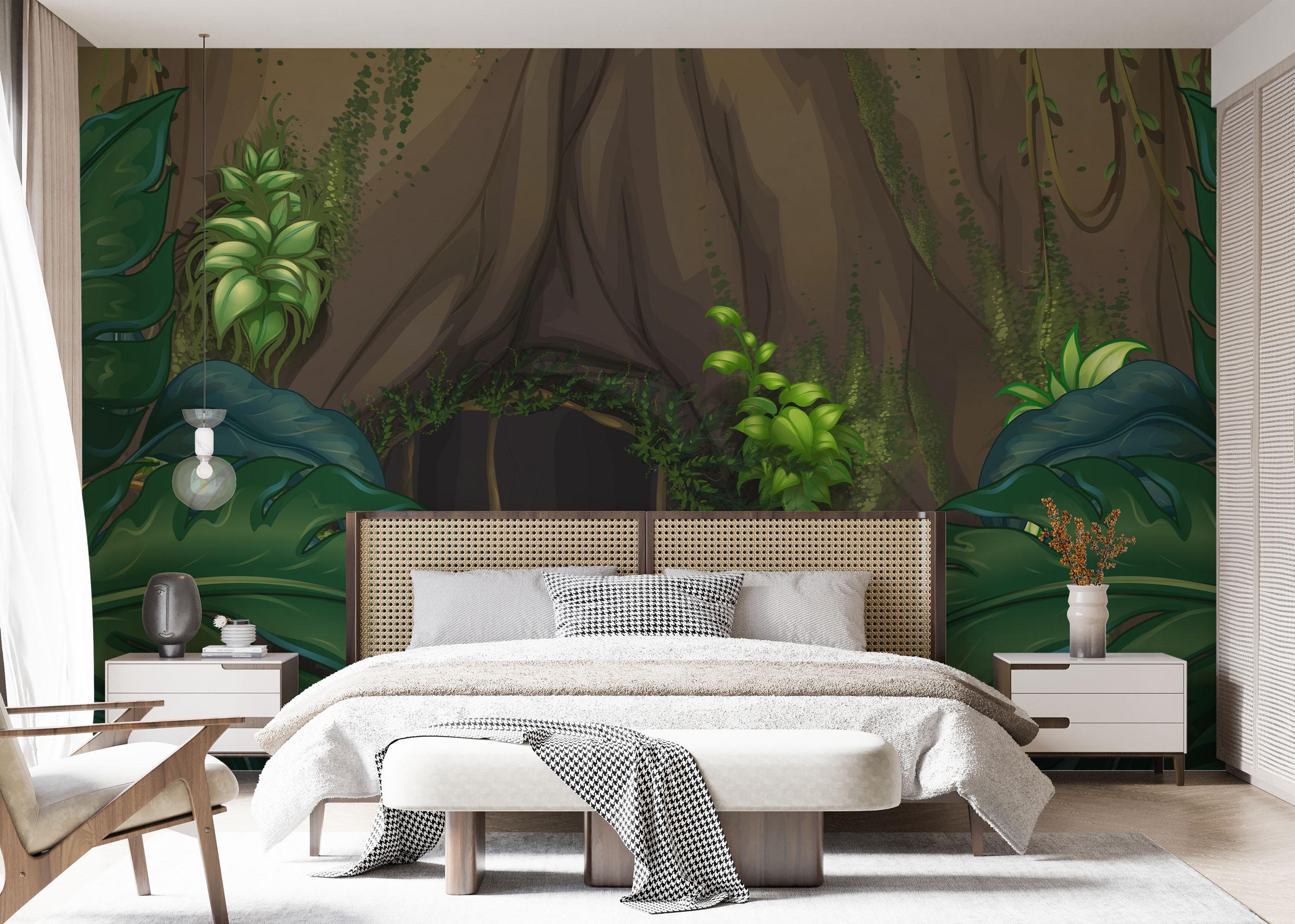 Fototapeta Forest Water Cartoon mockup 7