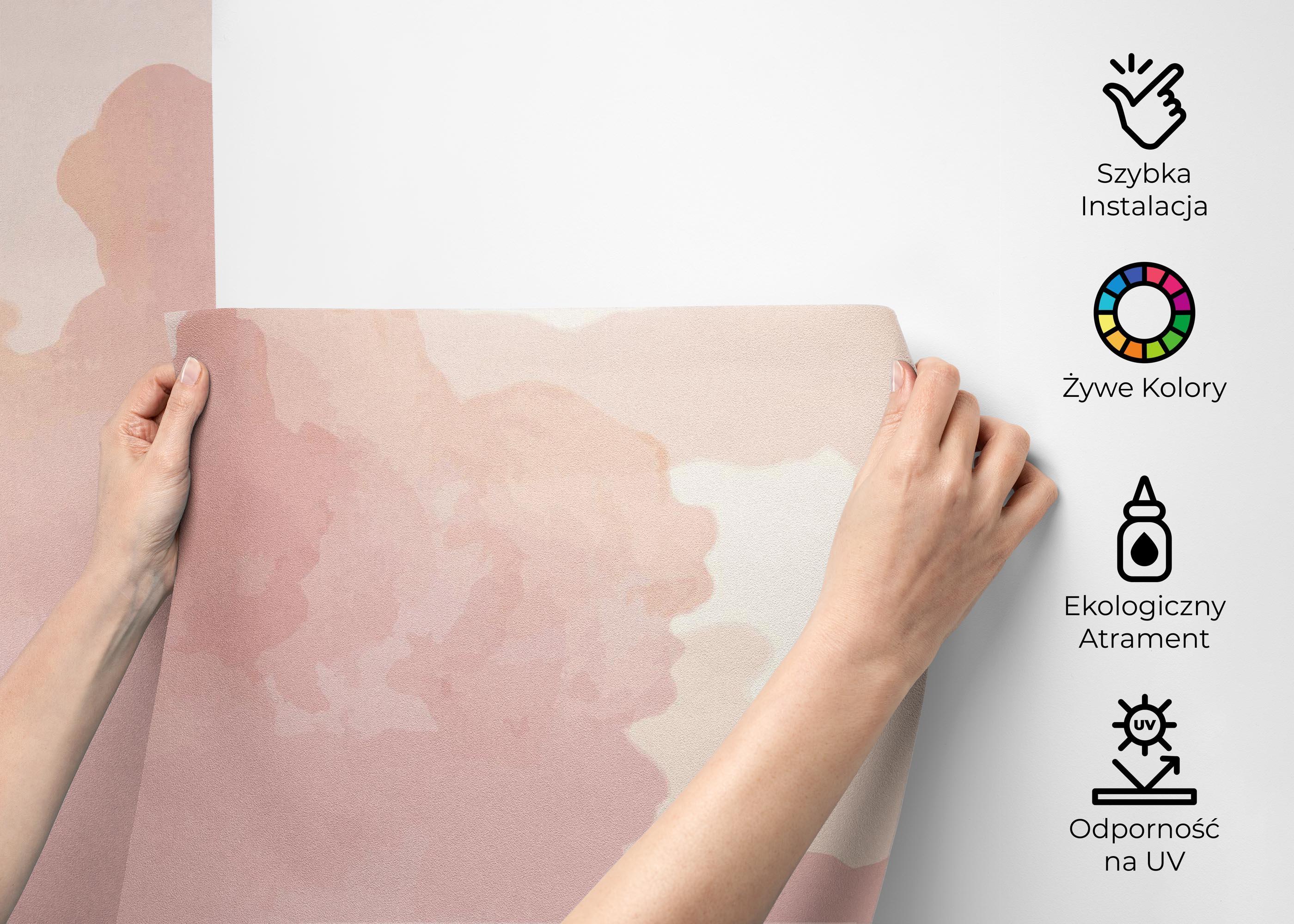 Fototapeta Pink Cute Cloud mockup 2