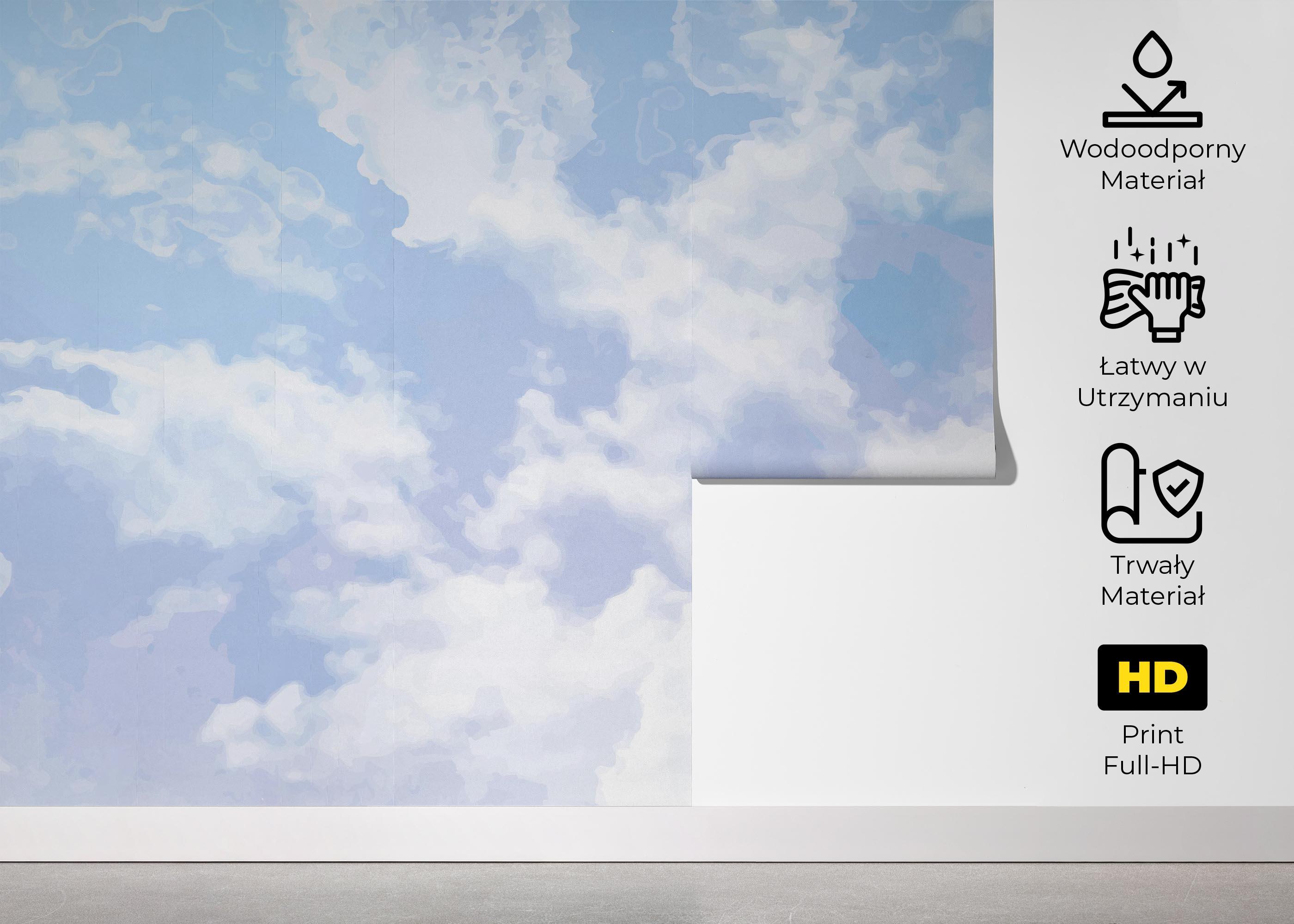 Fototapeta Angelic Clouds Art mockup 5