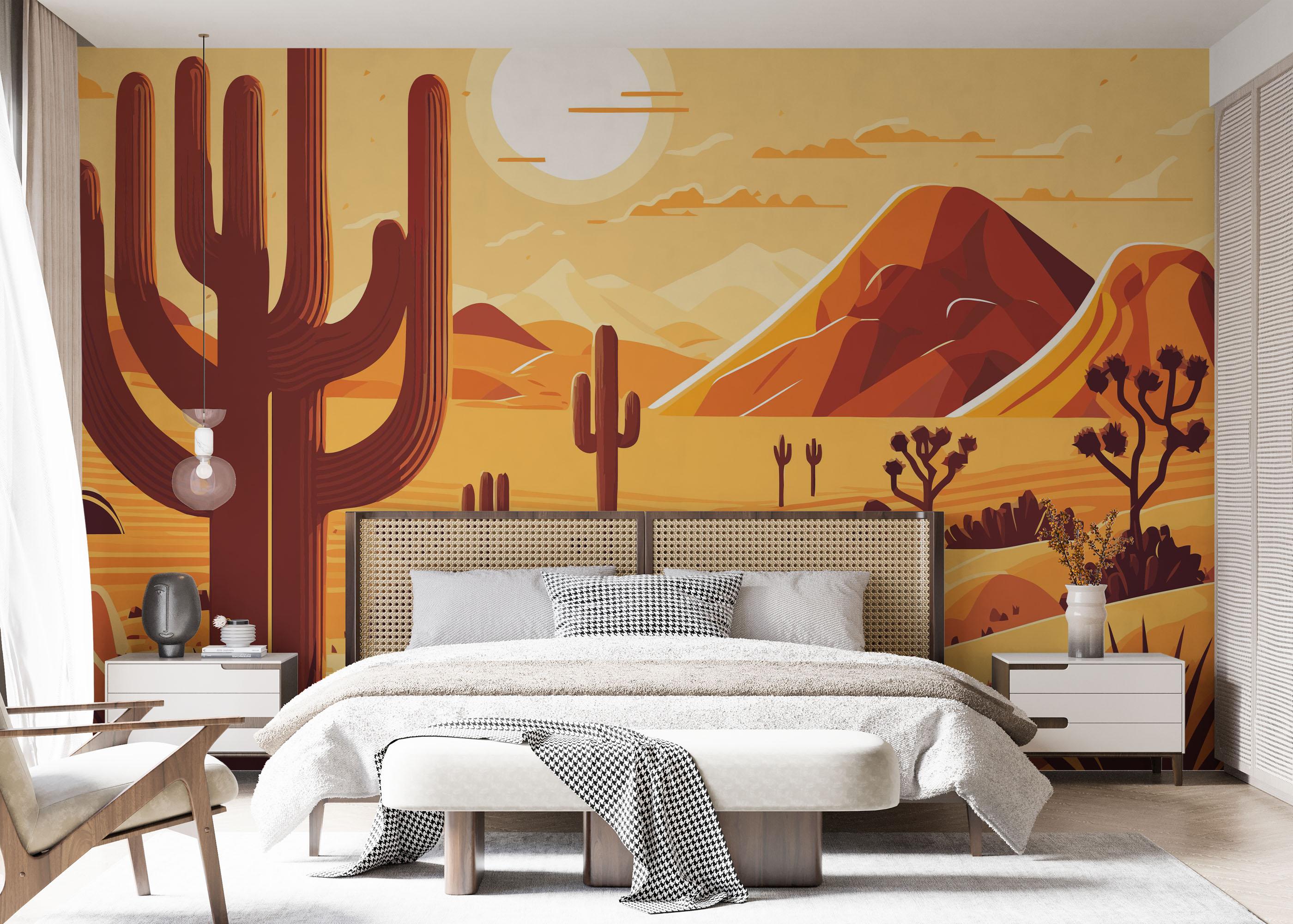 Fototapeta Cream Desert Cartoon mockup 7