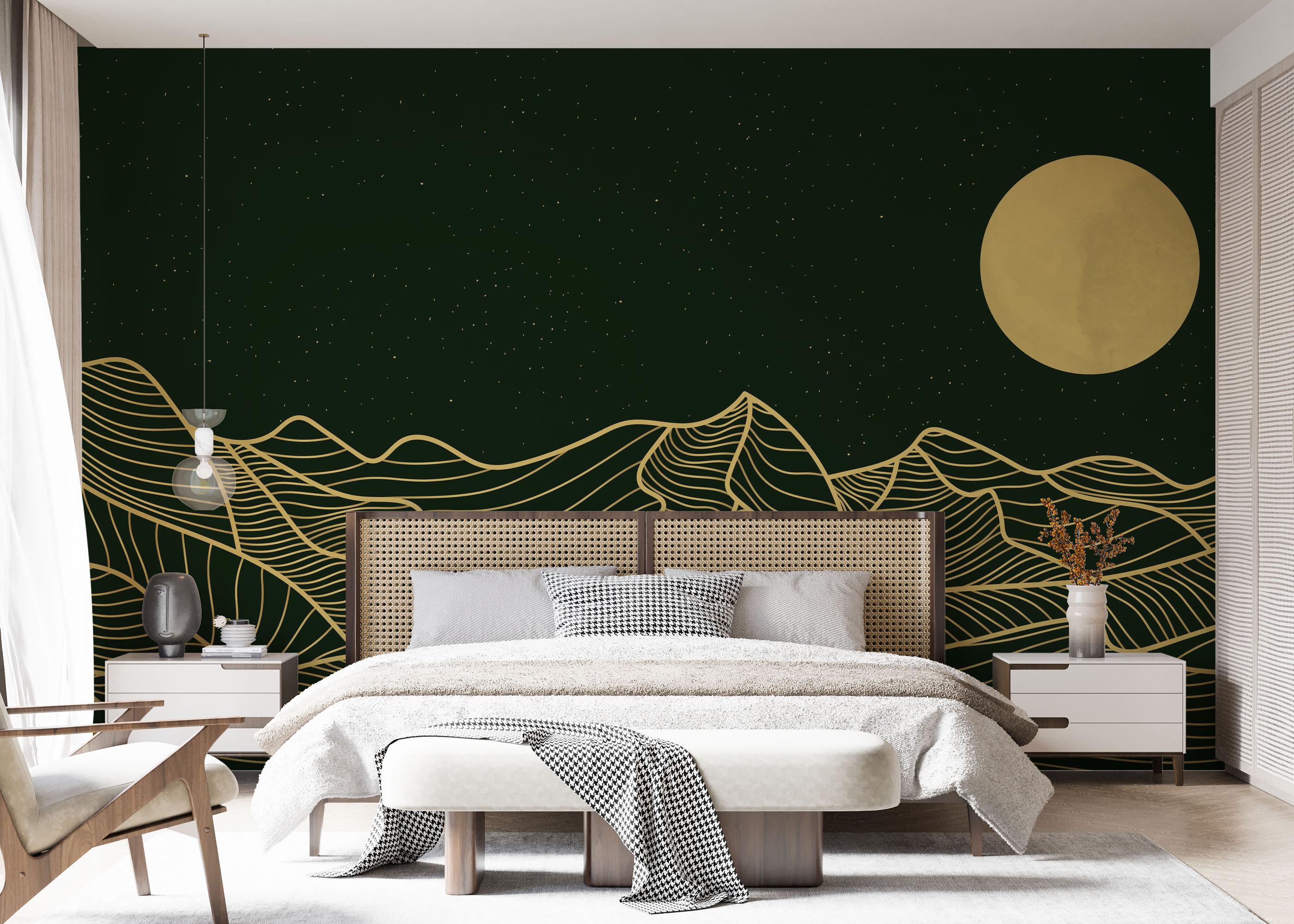 Fototapeta Green Gold Desert mockup 7