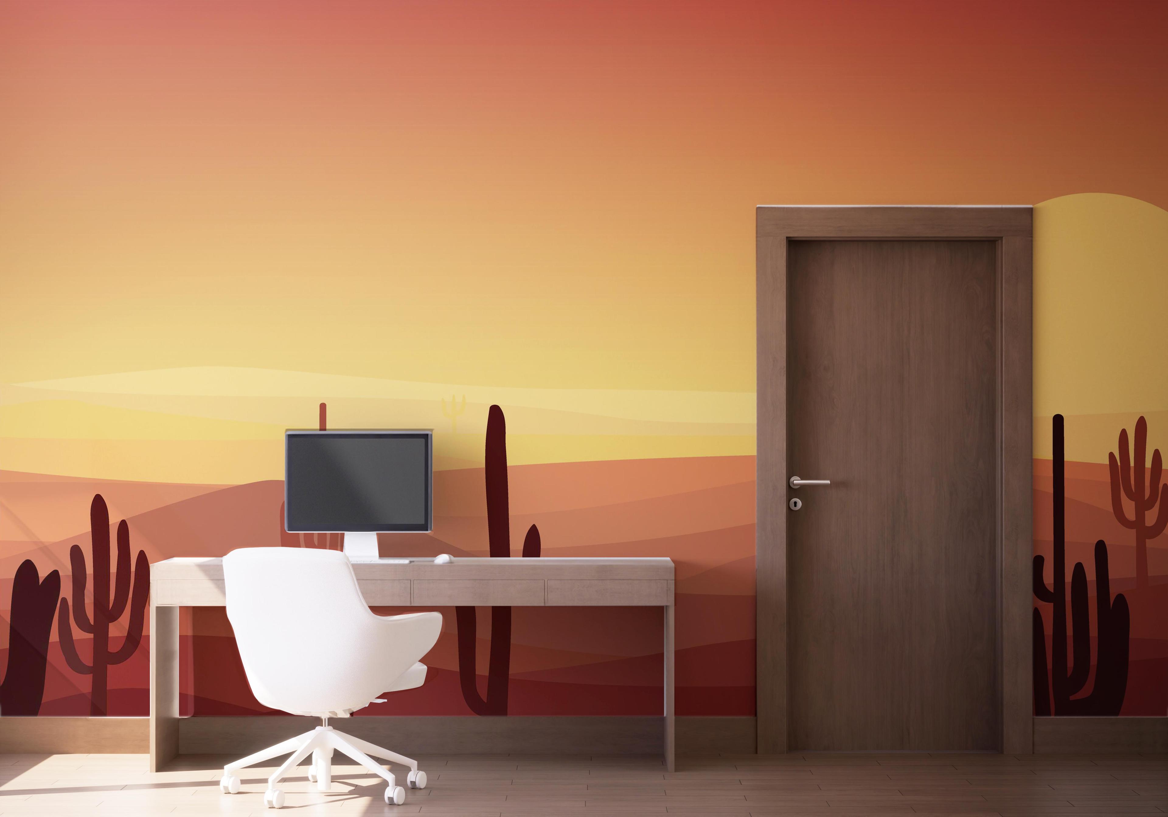 Fototapeta Cactus Desert Art mockup 1