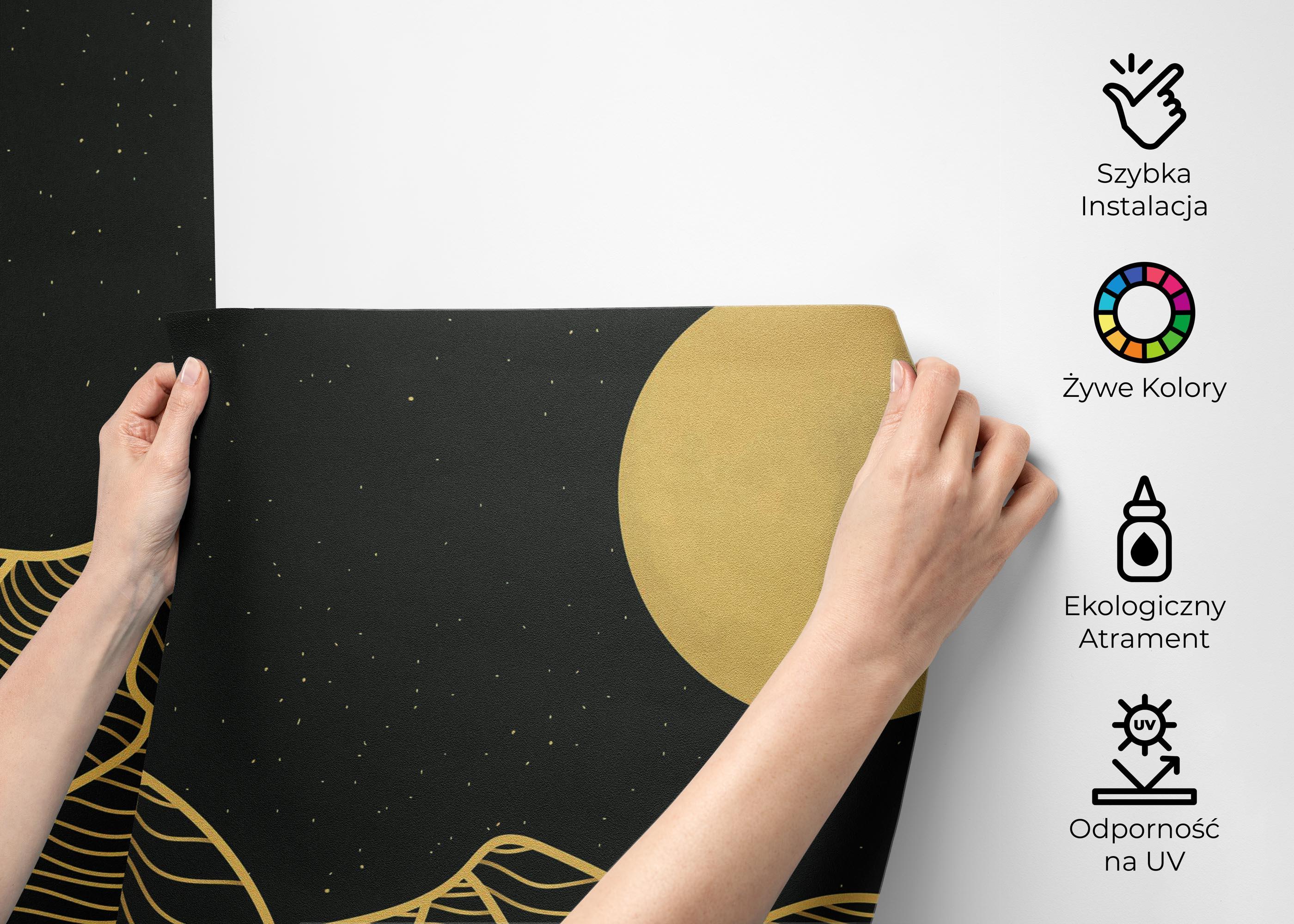 Fototapeta Green Gold Desert mockup 2