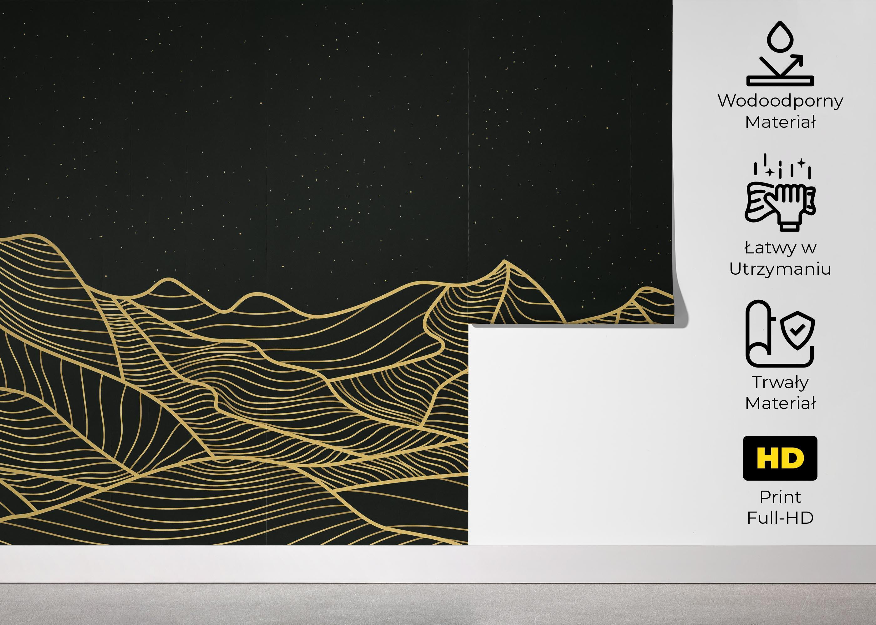 Fototapeta Green Gold Desert mockup 5