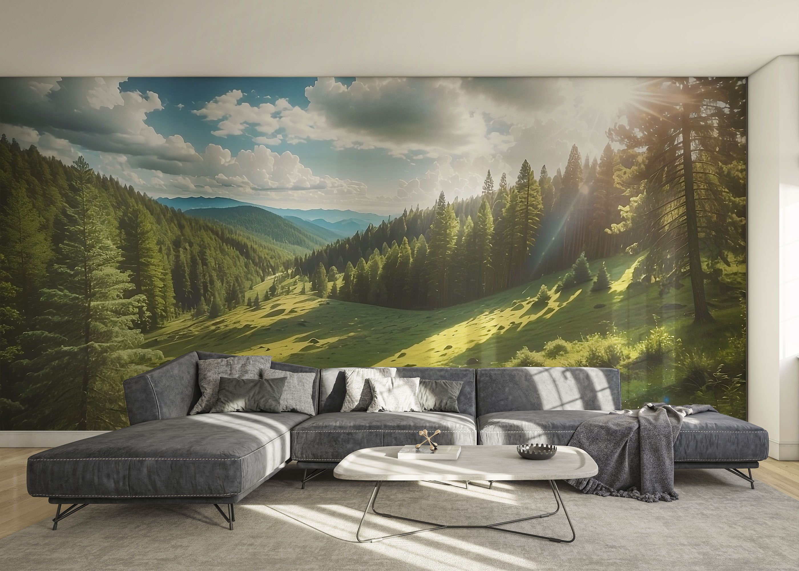 Mountain Forest Art mockup 0