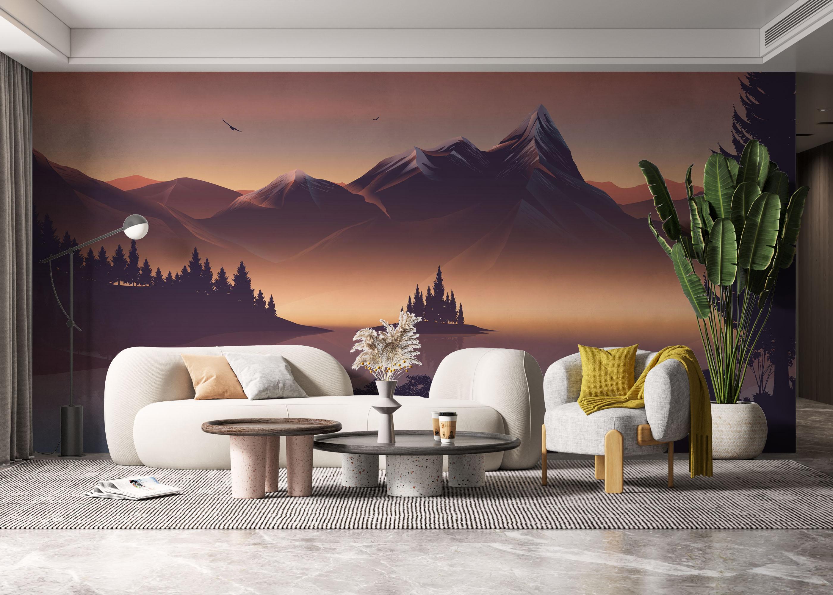 Fototapeta Mountain Lake Trip mockup 6