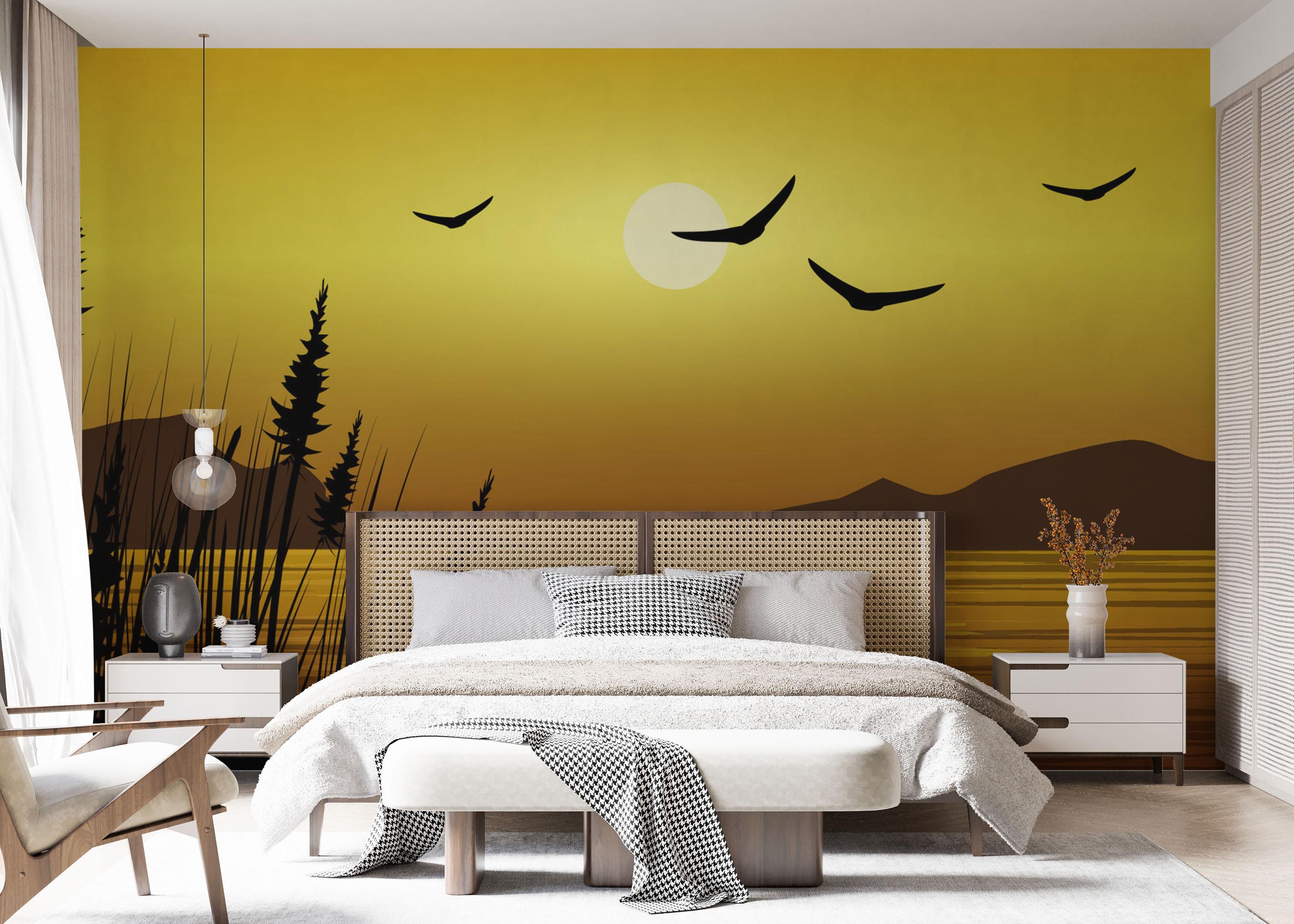 Fototapeta Yellow Sky Plant mockup 7