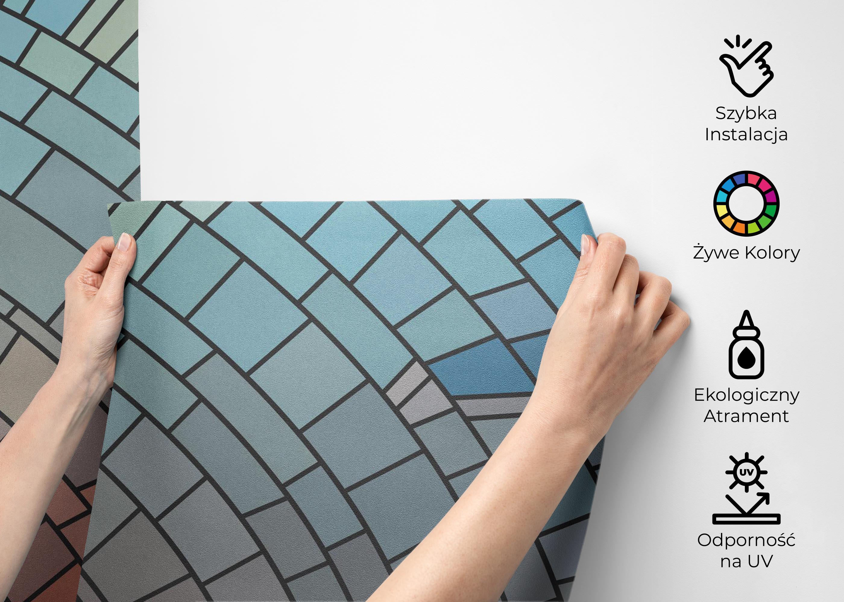 Fototapeta Circle Glass Sunset mockup 2