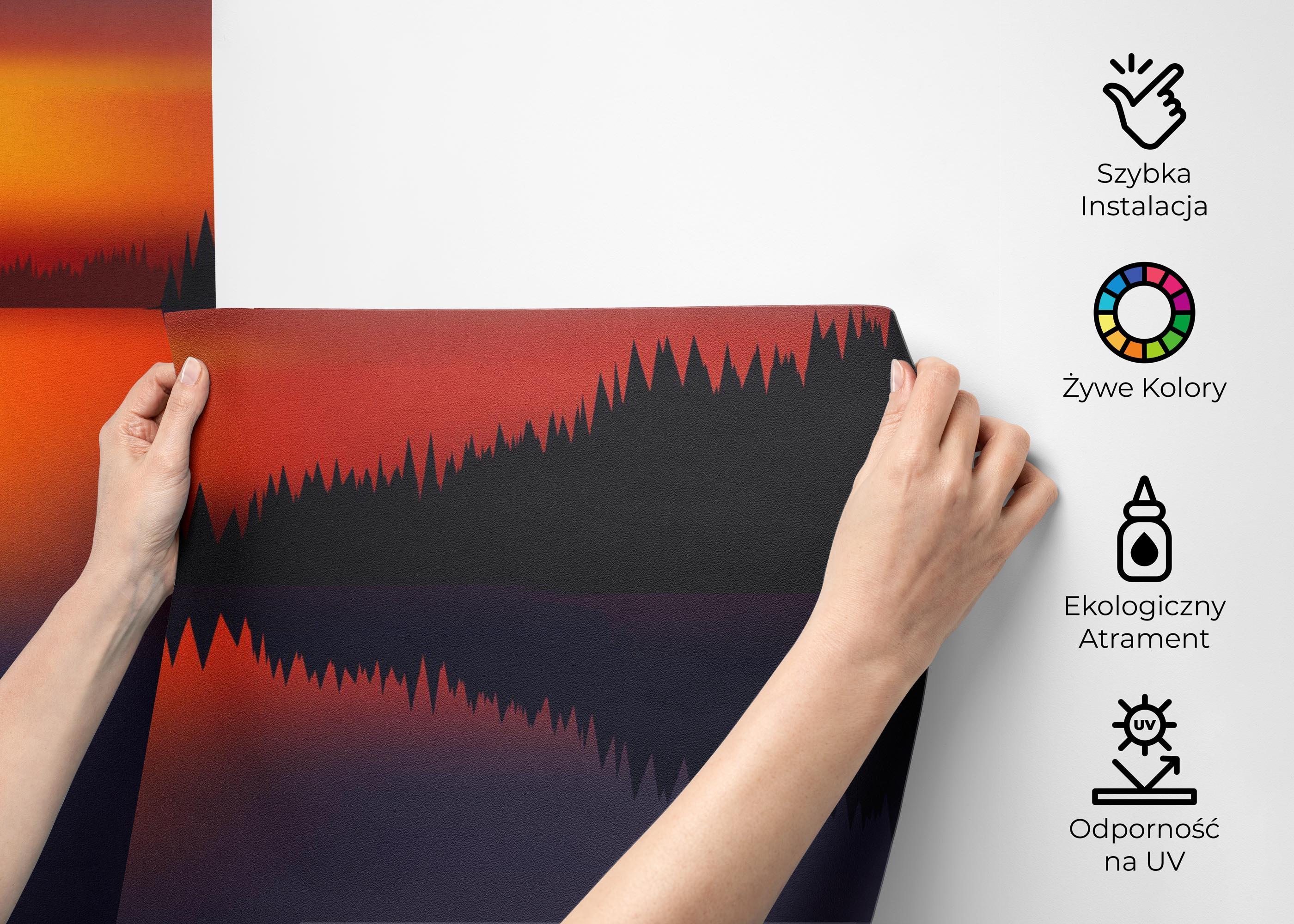Fototapeta Small Sunset Art mockup 2