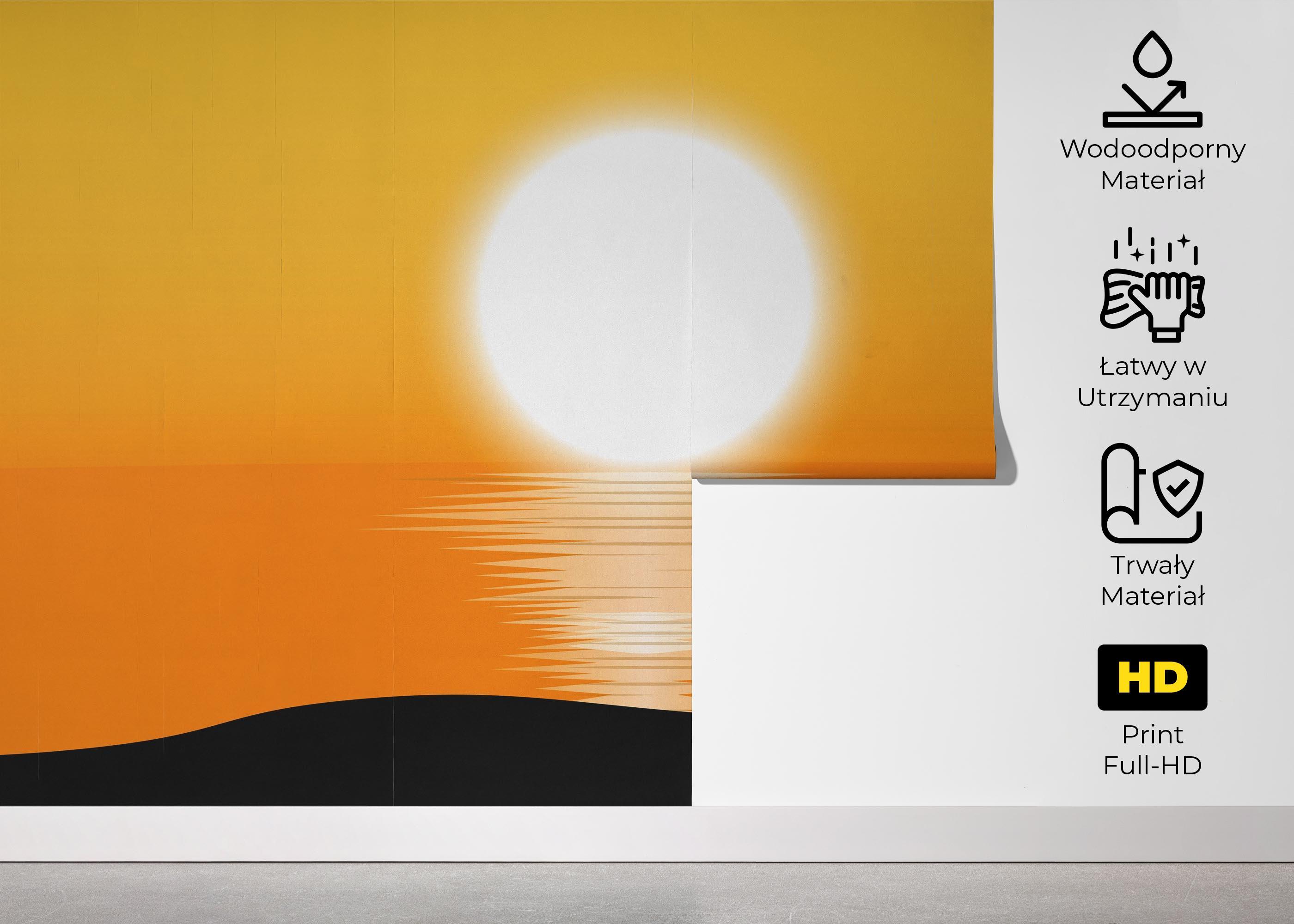 Fototapeta Buddha Sunset Art mockup 5