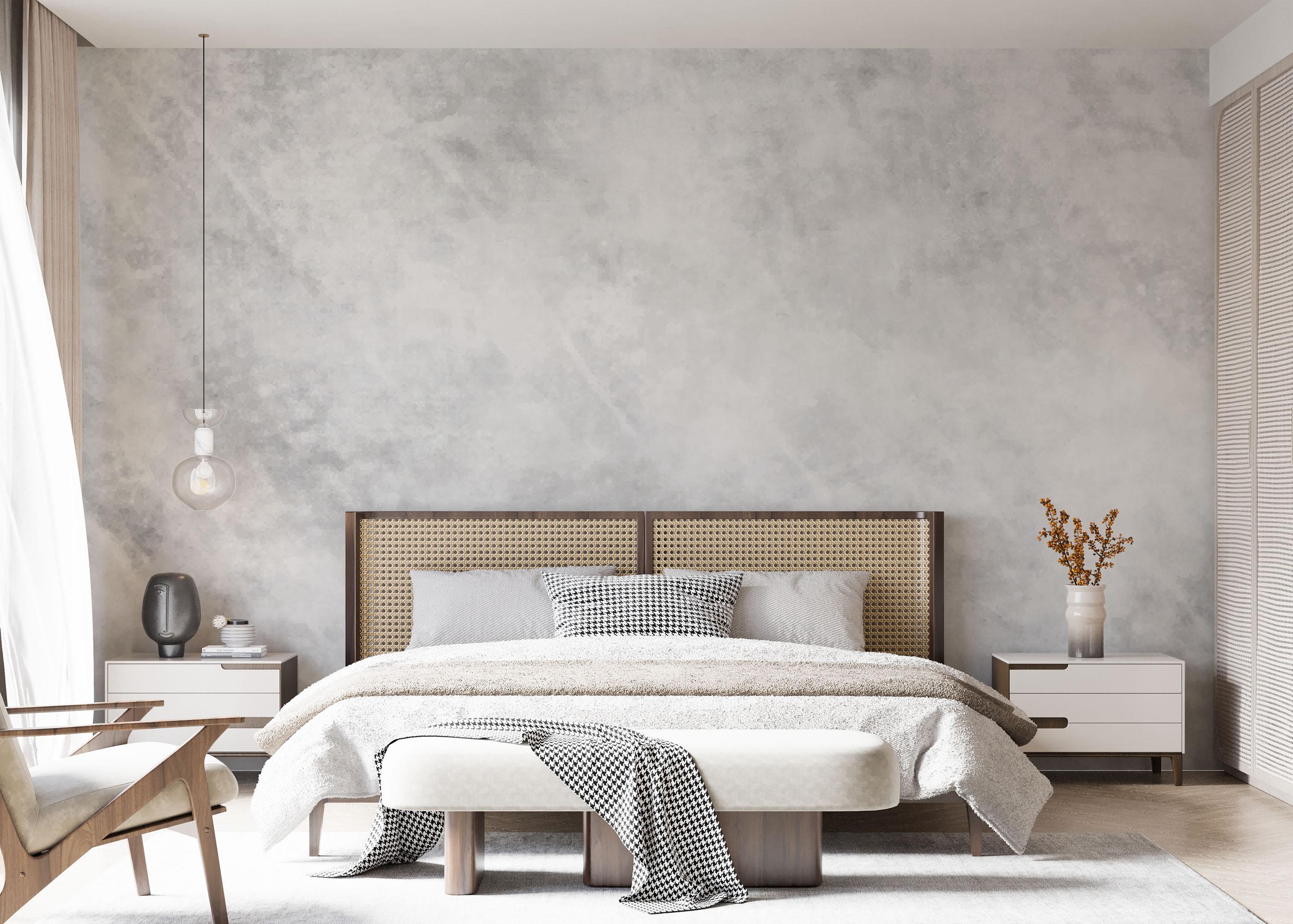 Fototapeta Concrete Grey Wall mockup 7