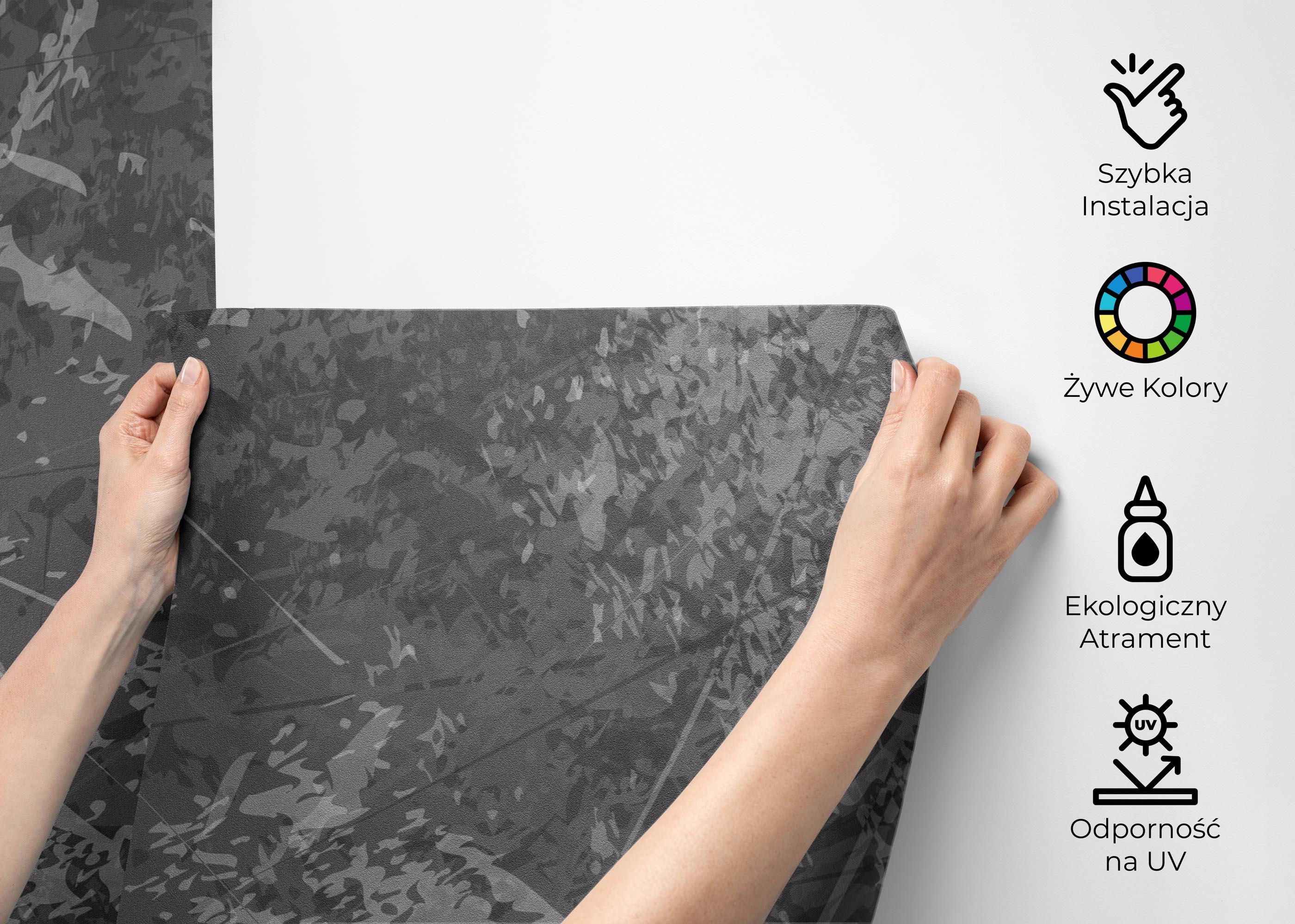 Fototapeta Dark Texture Concrete mockup 2