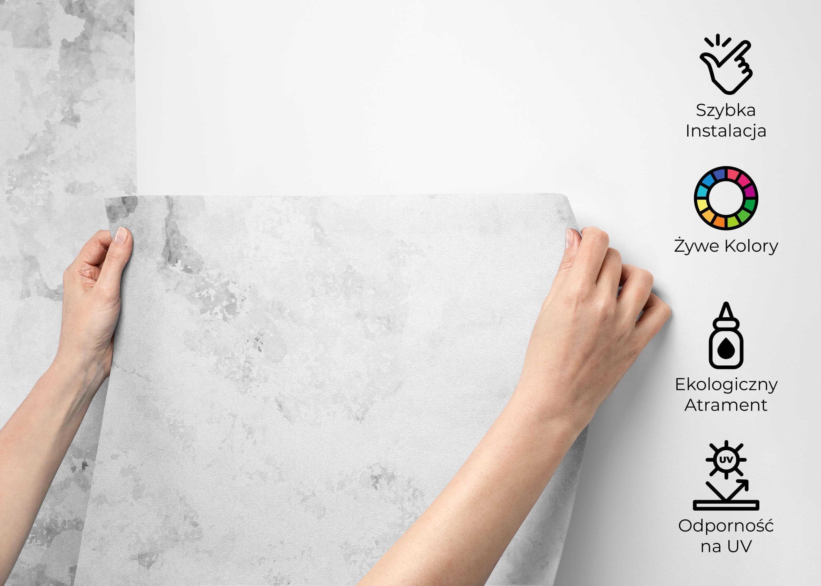 Fototapeta Grey Wall Concrete mockup 2