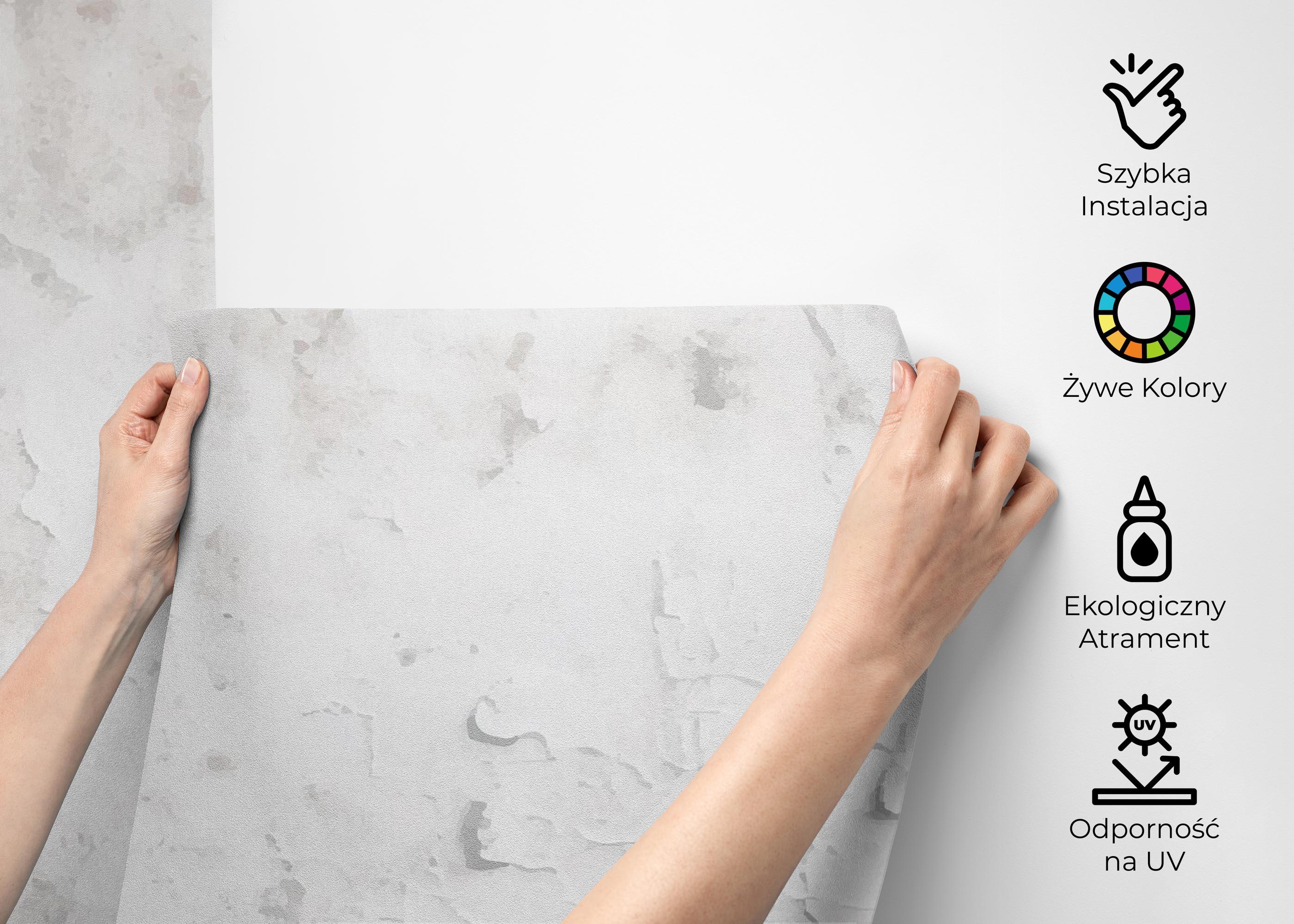 Fototapeta Light Blue Concrete mockup 2