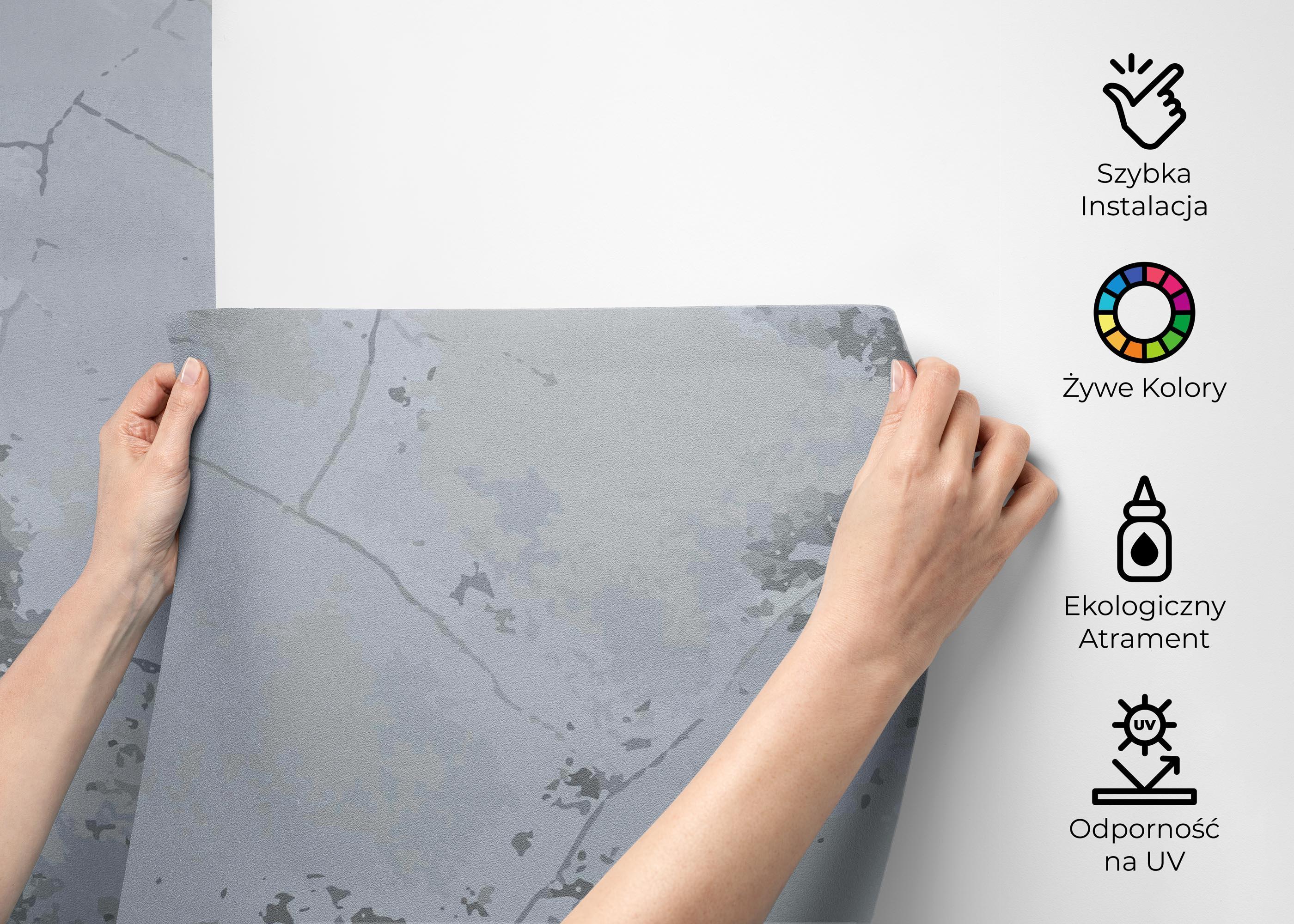 Fototapeta Purple Light Concrete mockup 2