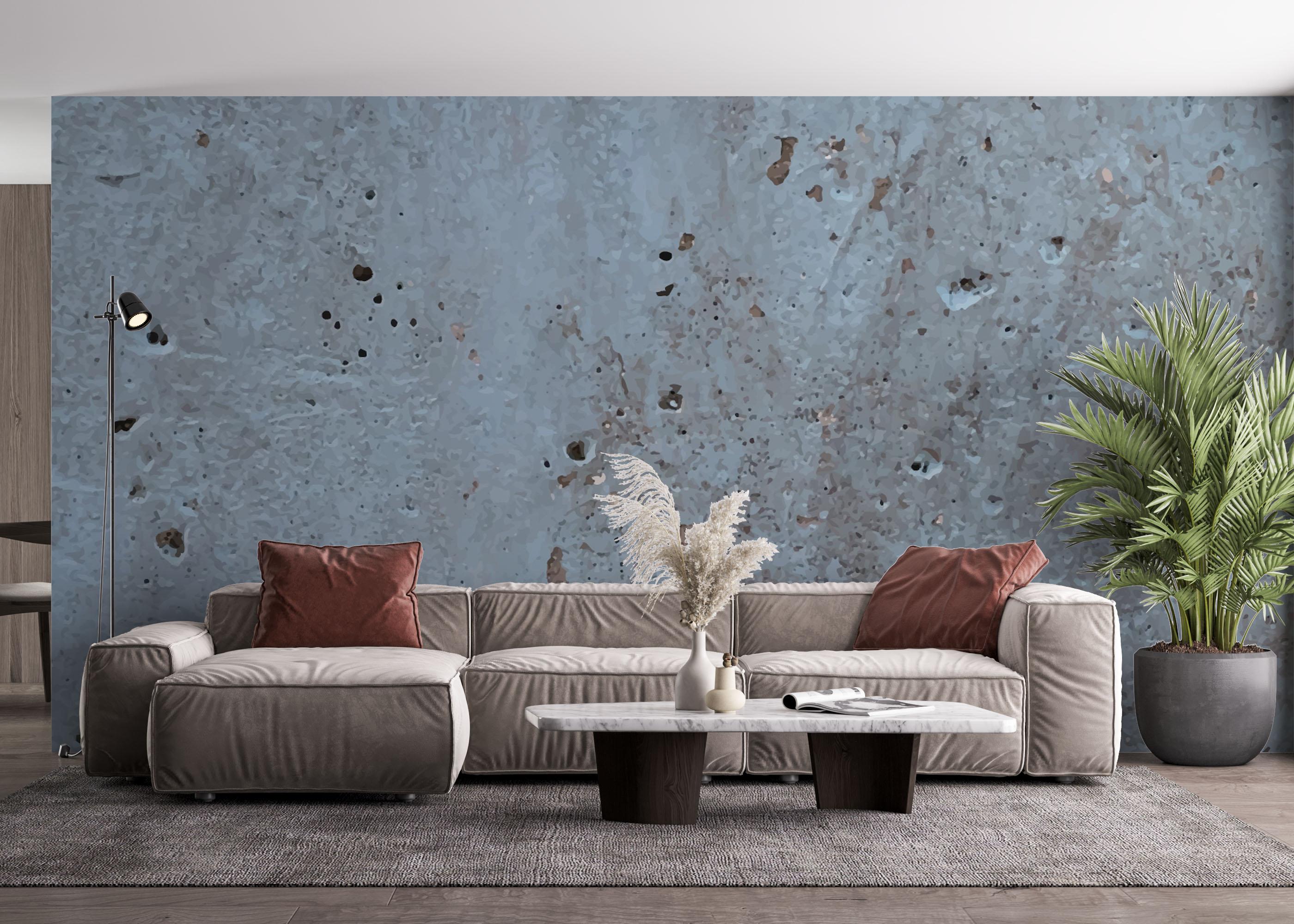 Fototapeta Brown Crack Concrete mockup 4