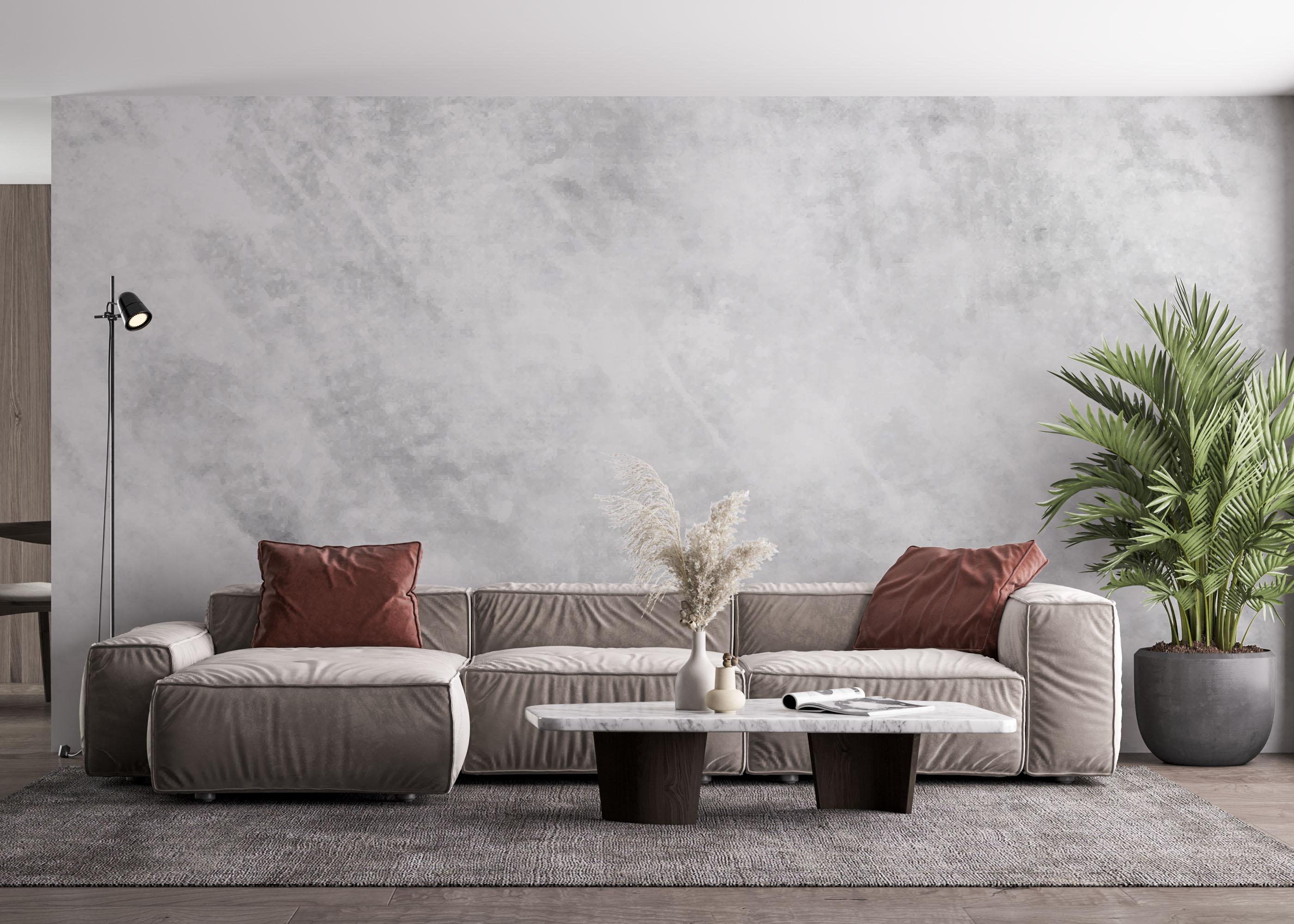 Fototapeta Concrete Grey Wall mockup 4