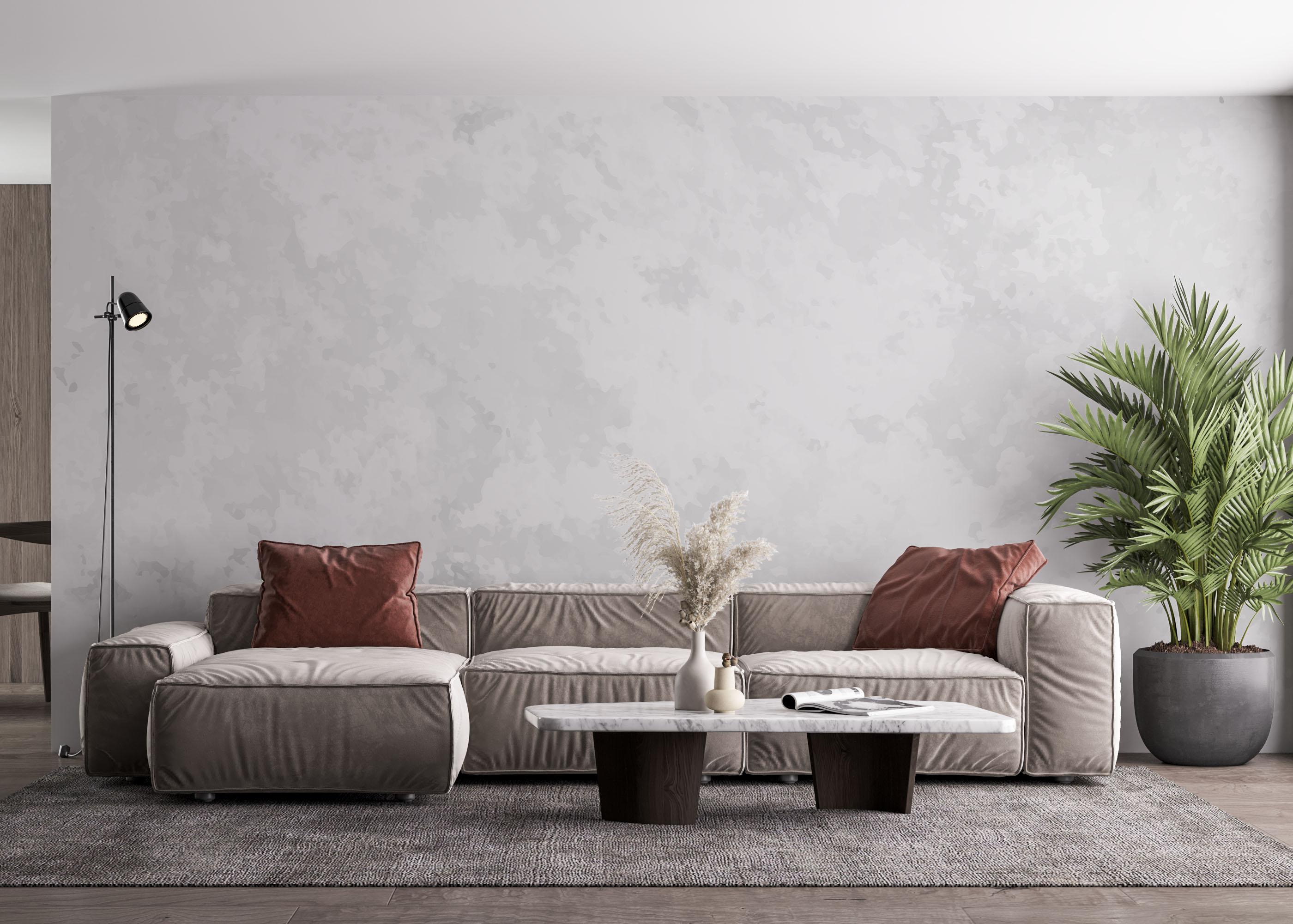 Fototapeta Light Grey Concrete mockup 4