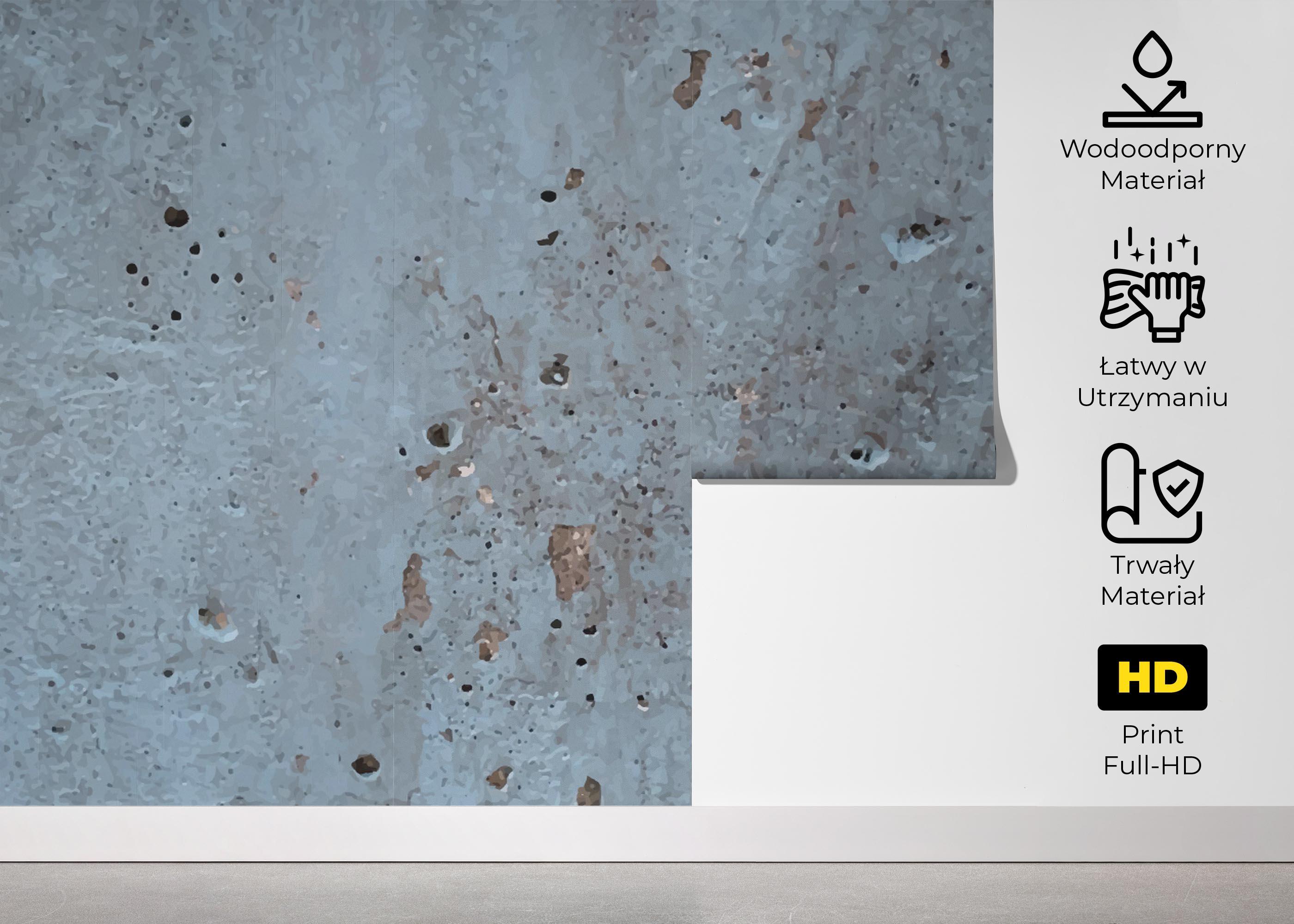 Fototapeta Brown Crack Concrete mockup 5