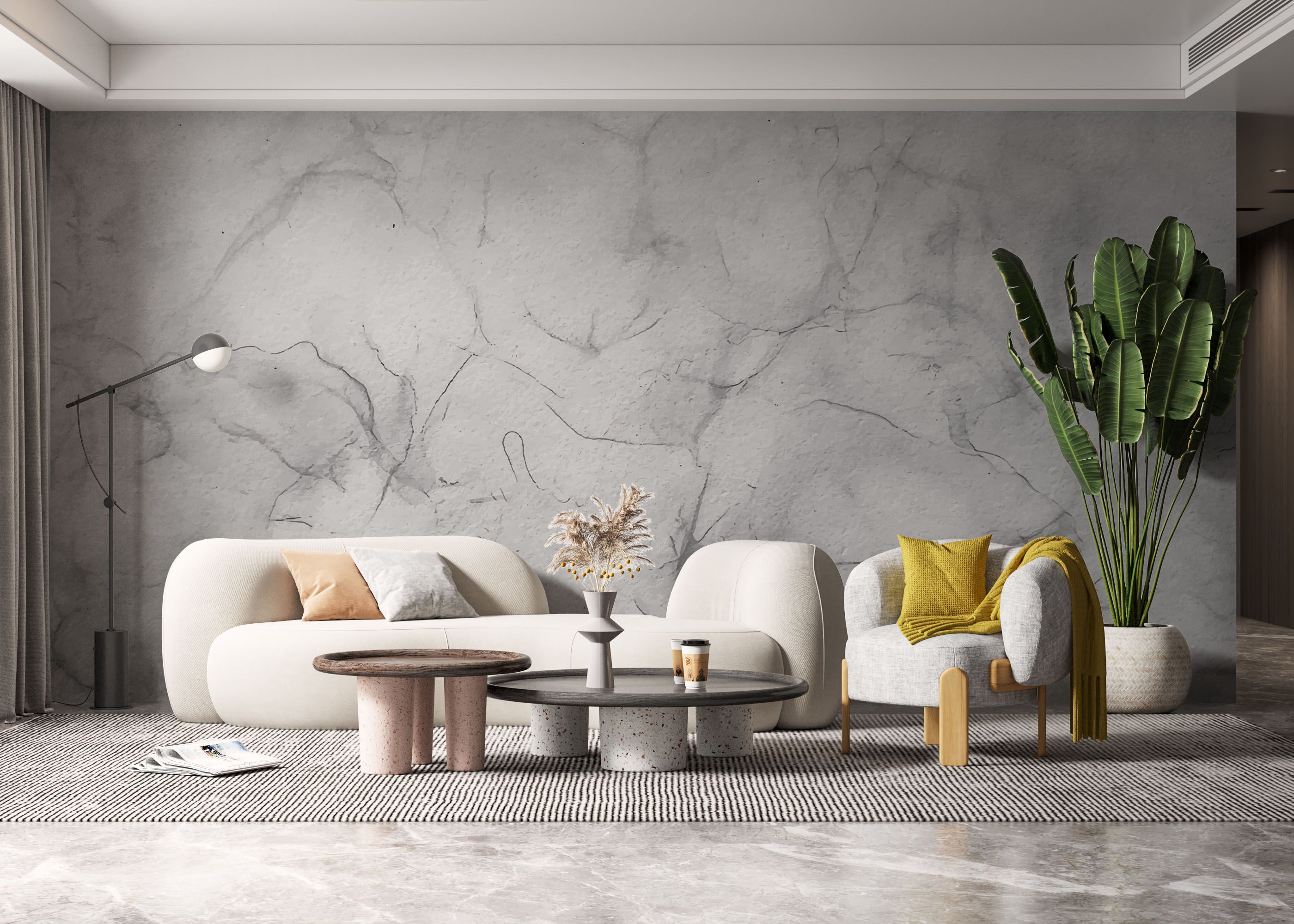 Grey Ink Concrete mockup 6