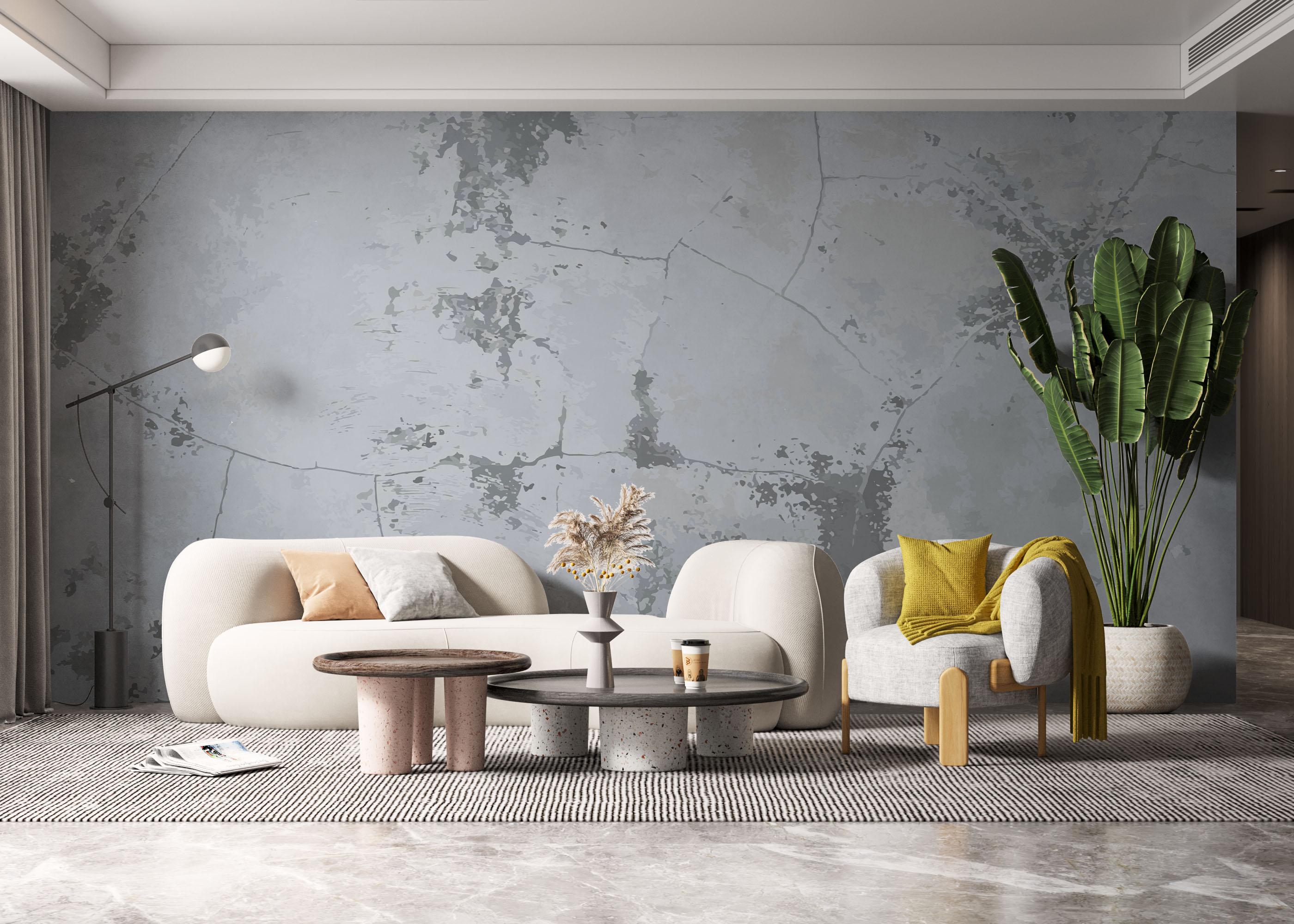 Fototapeta Purple Light Concrete mockup 6