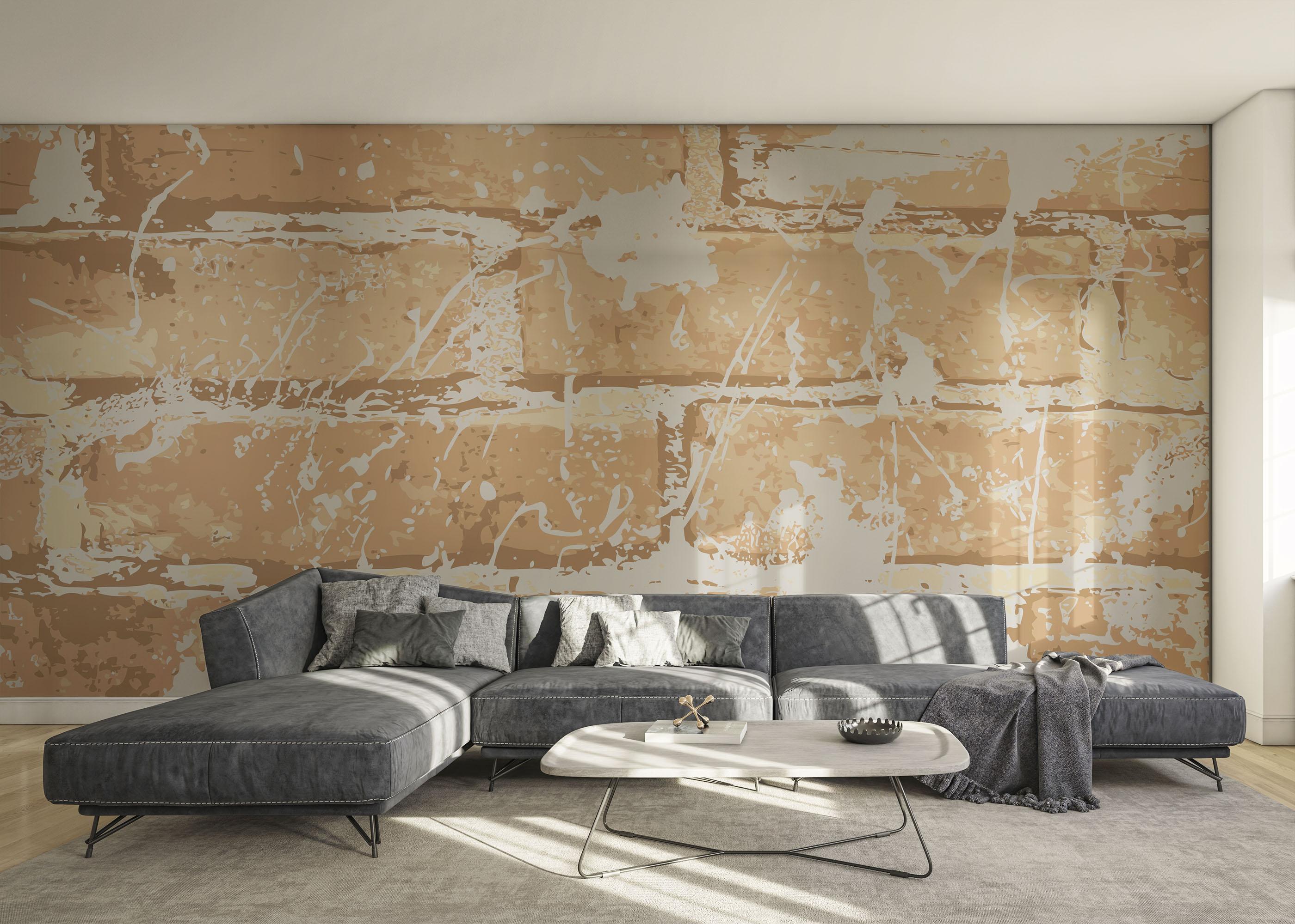 Fototapeta Brick Cream Art mockup 0