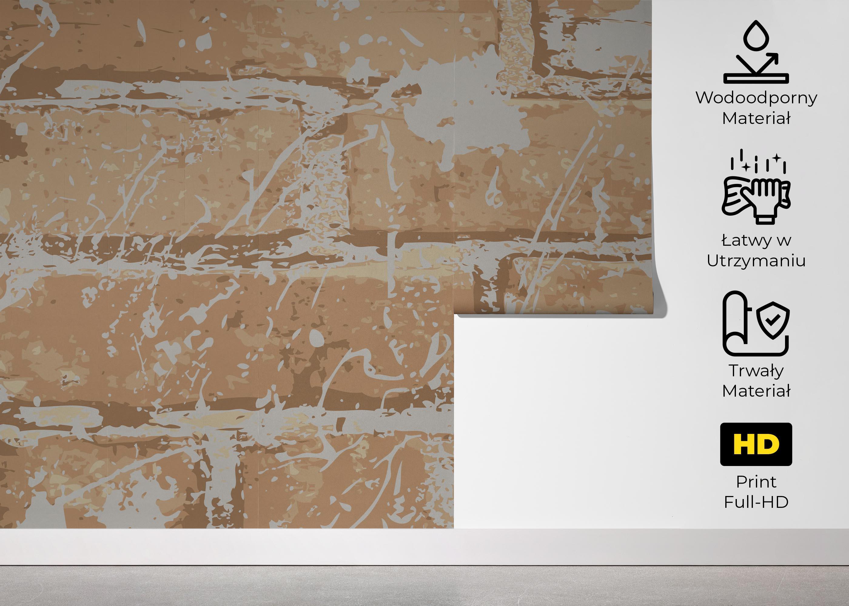 Fototapeta Brick Cream Art mockup 5