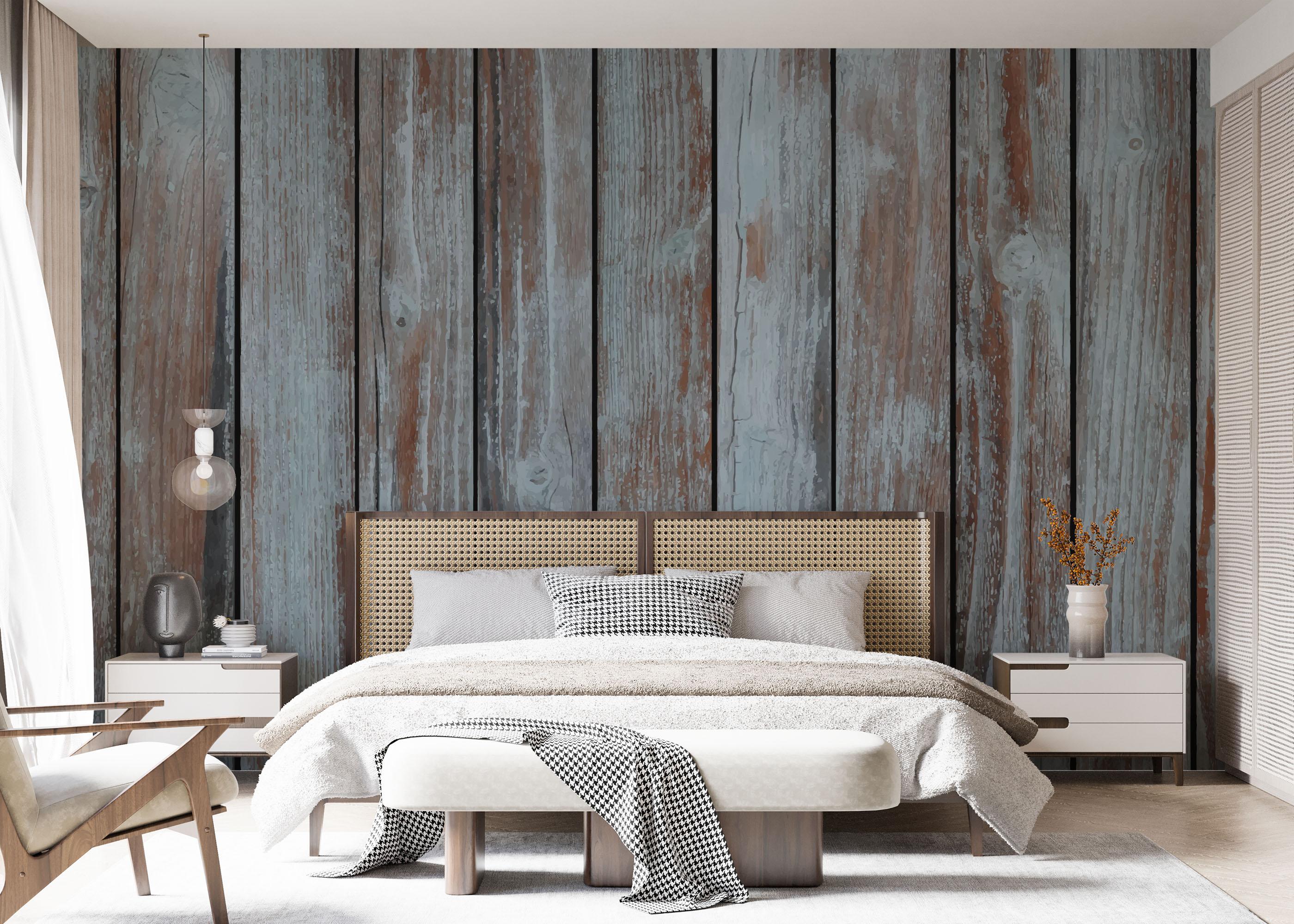 Fototapeta Grey Brown Wood mockup 7