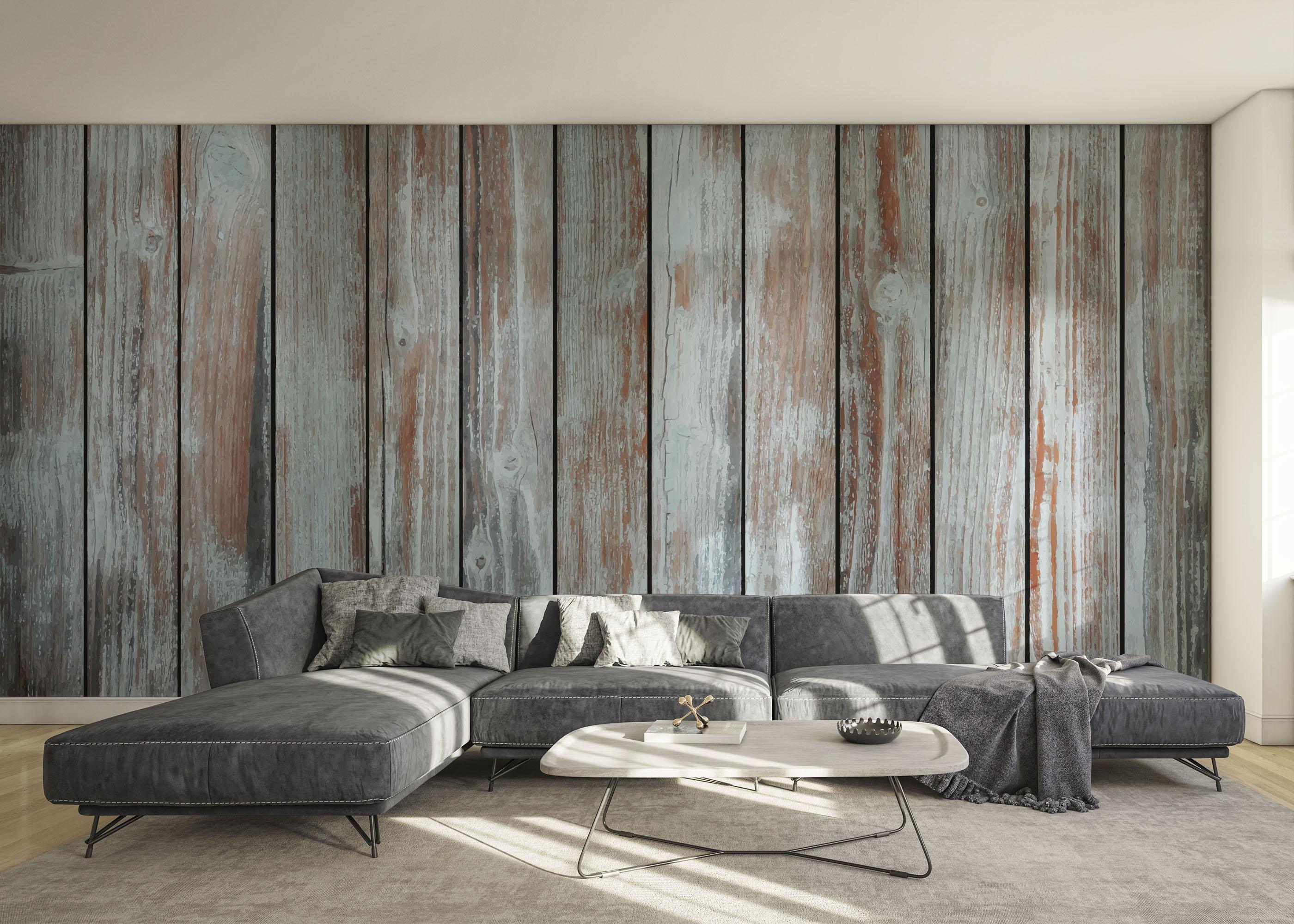 Fototapeta Grey Brown Wood mockup 0