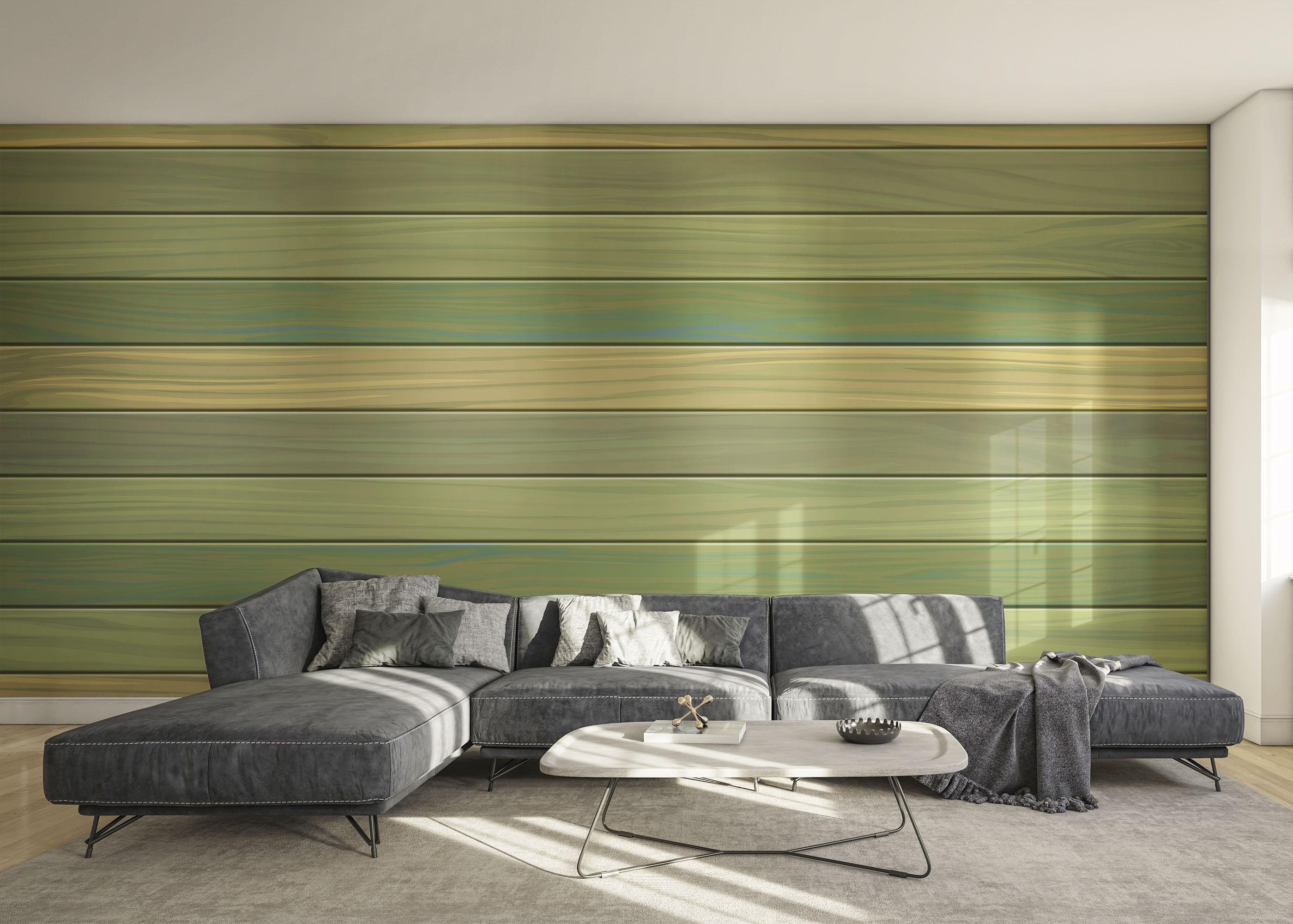 Fototapeta Wood Pastel Green mockup 0