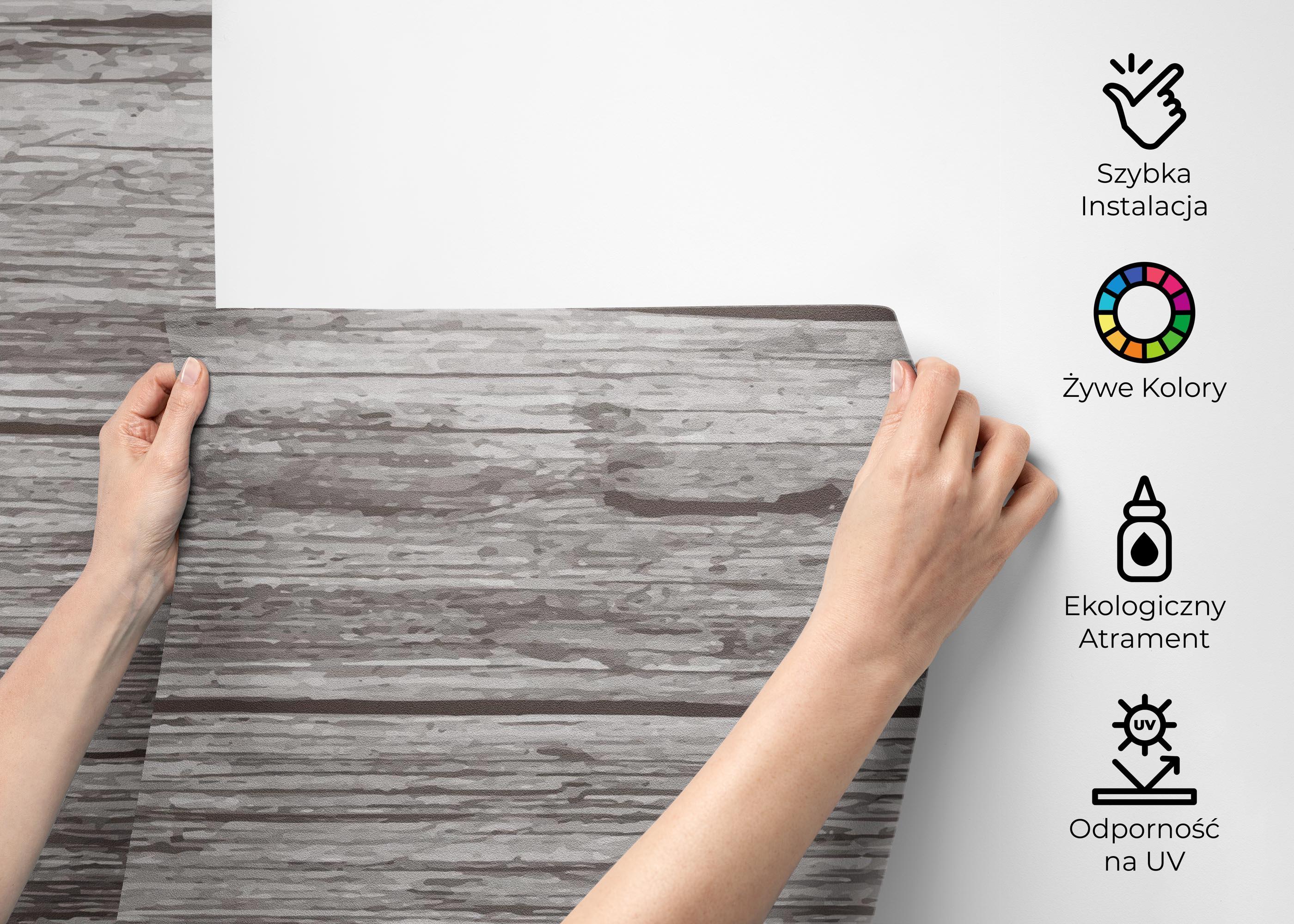 Fototapeta Dark Cream Wood mockup 2