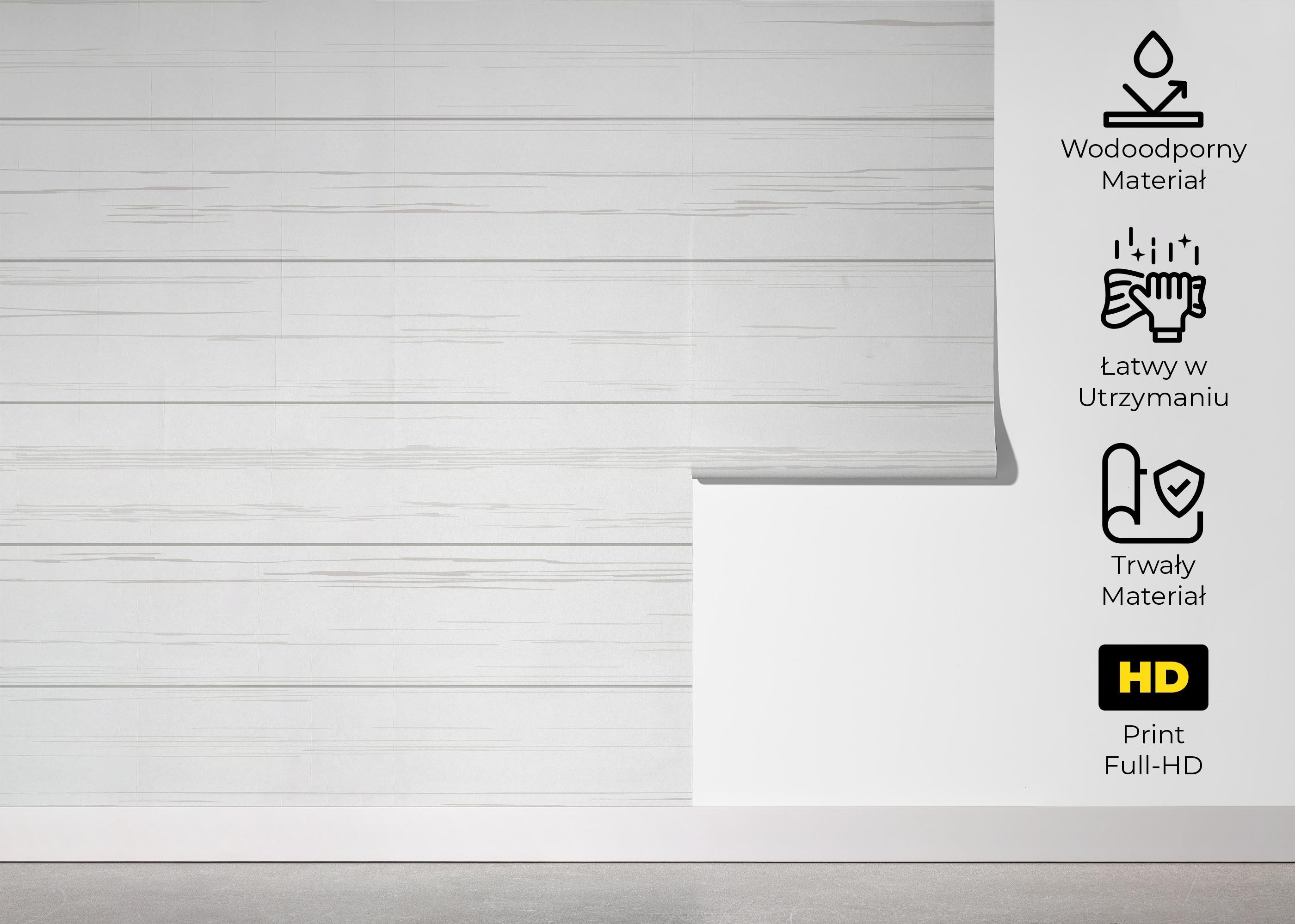 Fototapeta Clean White Wood mockup 5