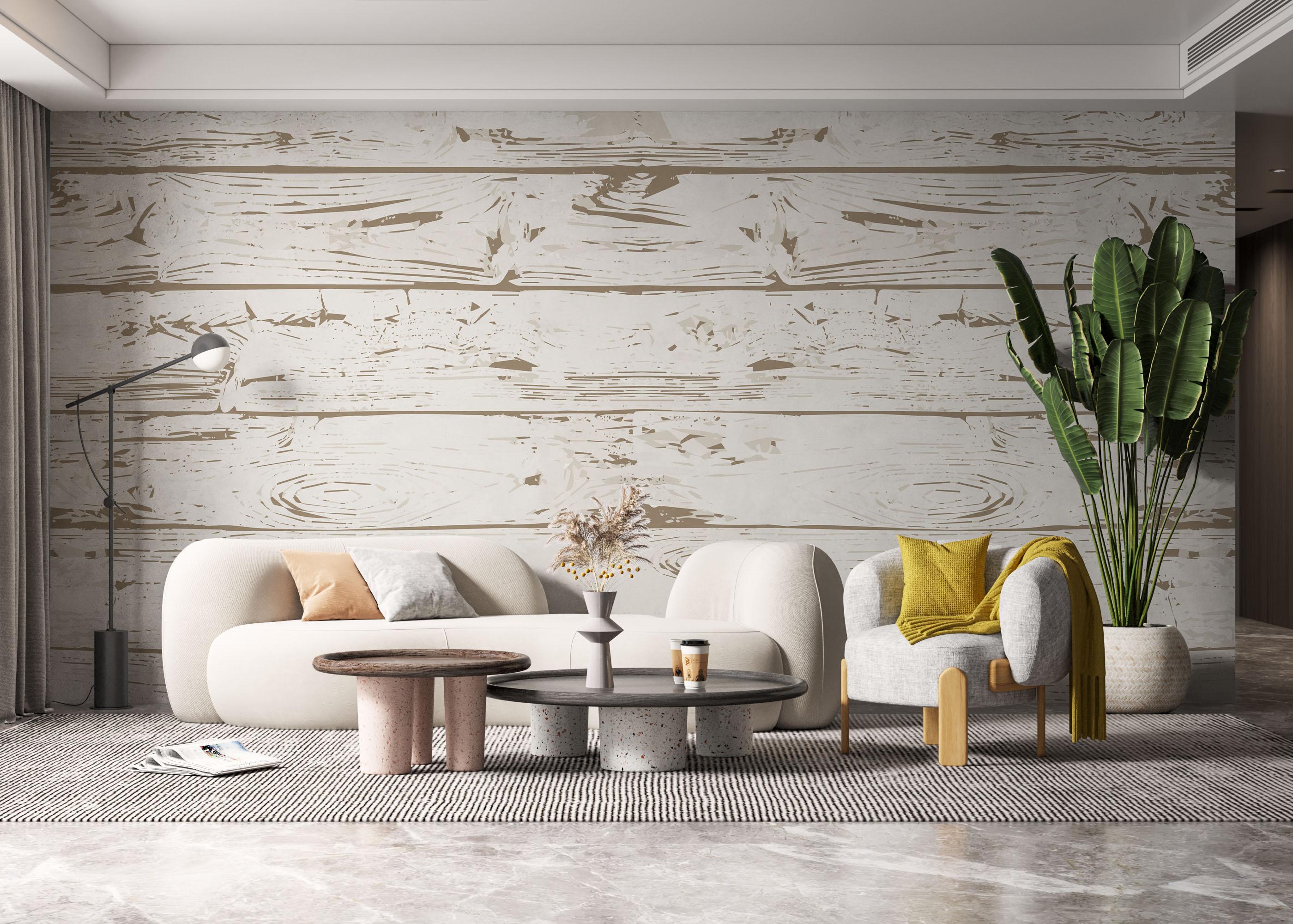 Fototapeta Light Cream Wood mockup 6