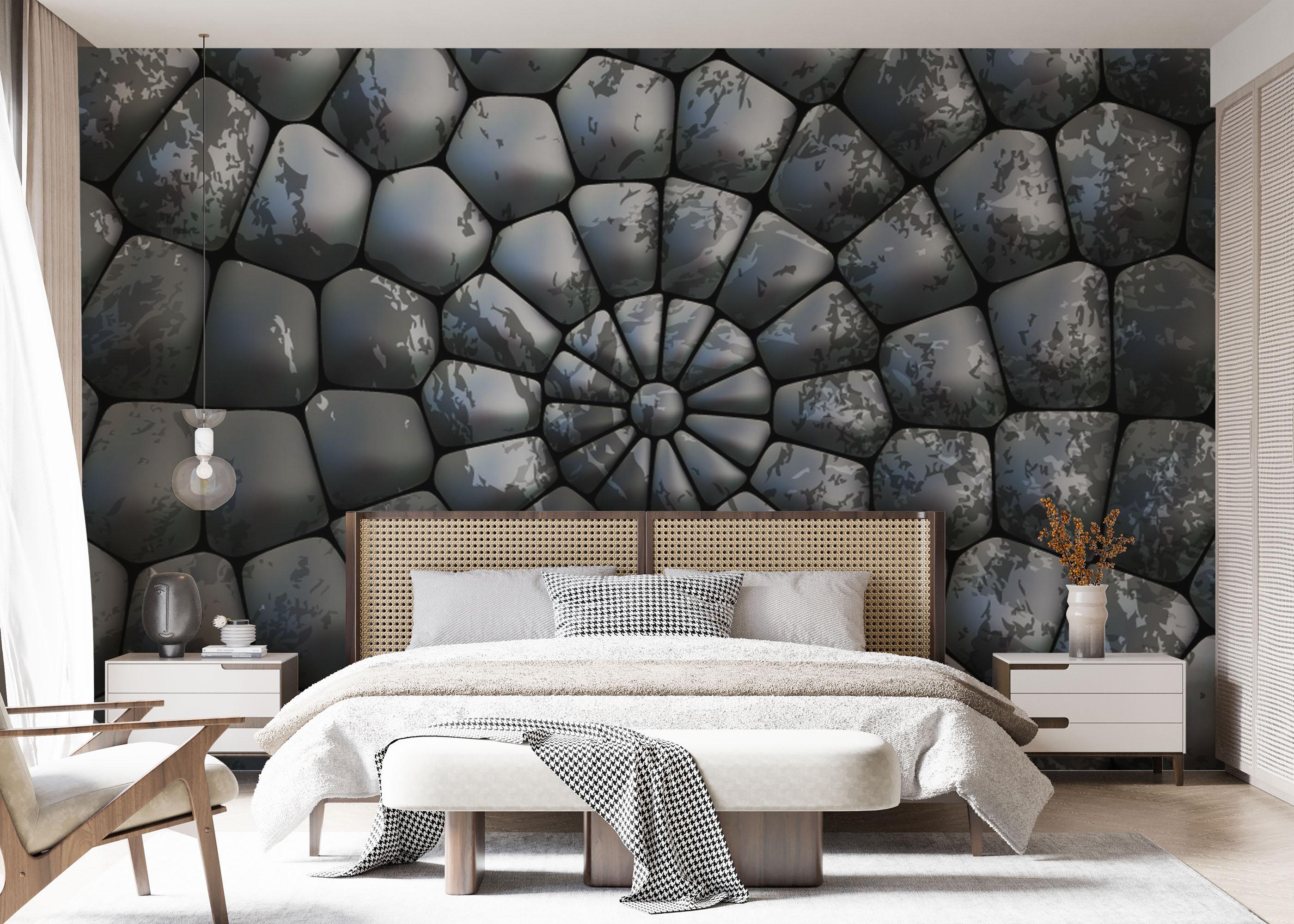 Fototapeta Rock 3d Spiral mockup 7