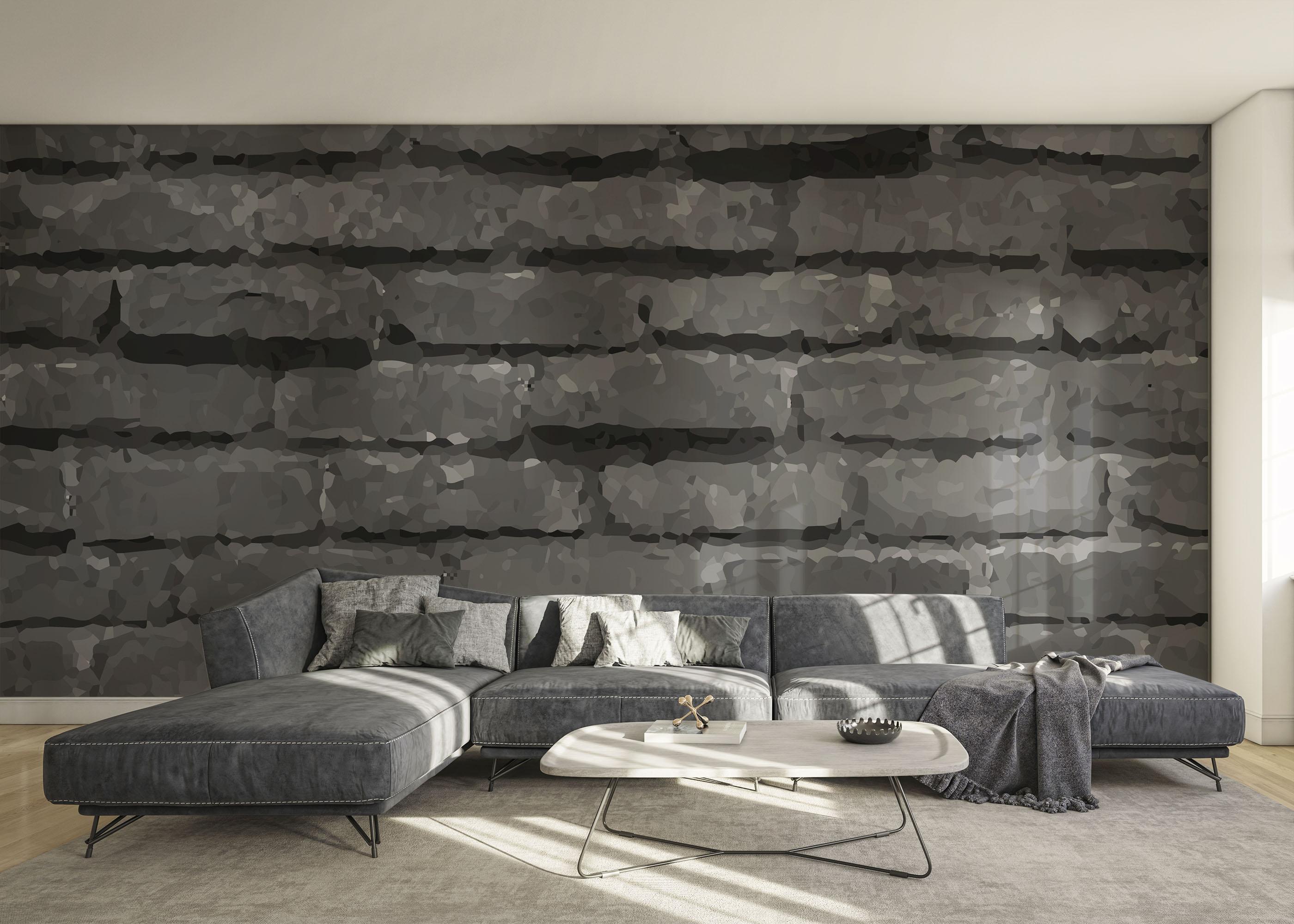 Fototapeta Dark Grey Stone Wall mockup 0