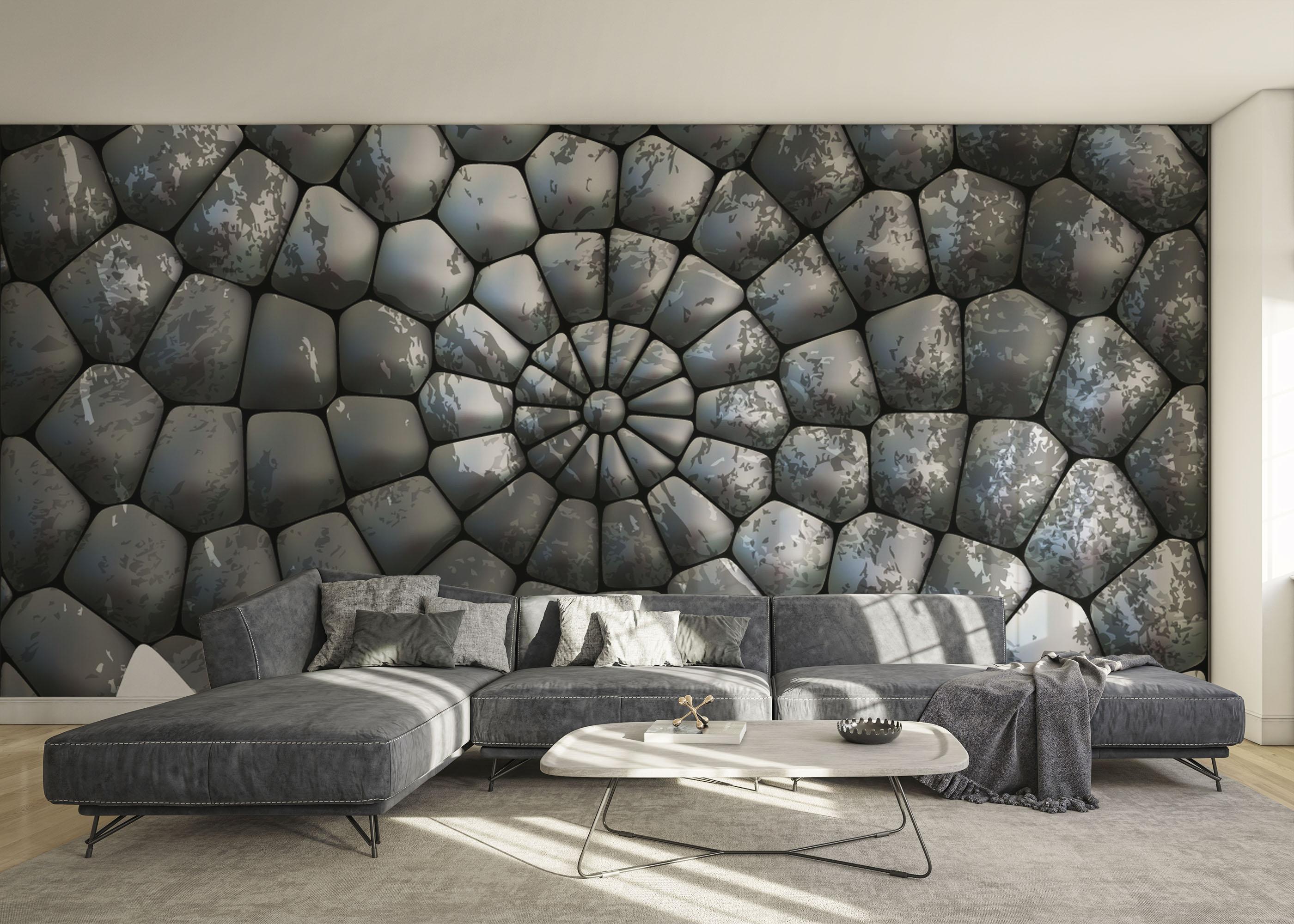 Fototapeta Rock 3d Spiral mockup 0