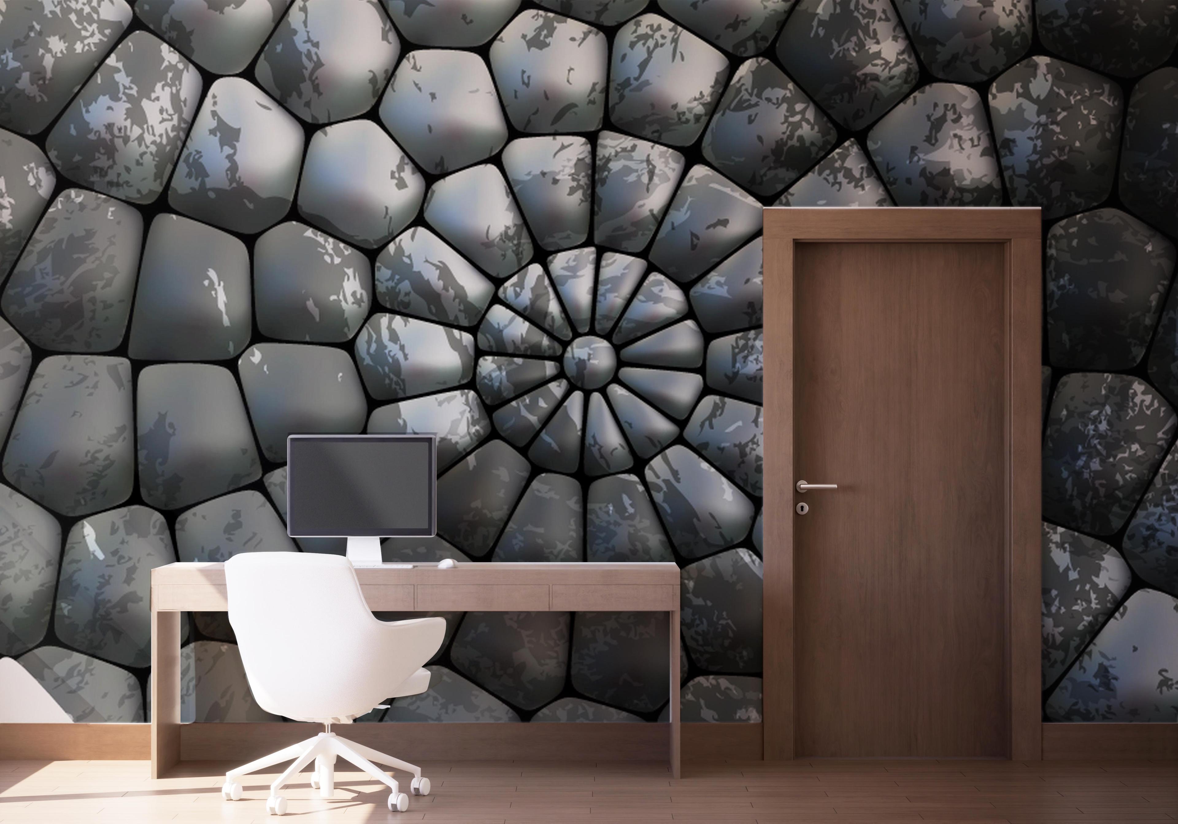 Fototapeta Rock 3d Spiral mockup 1