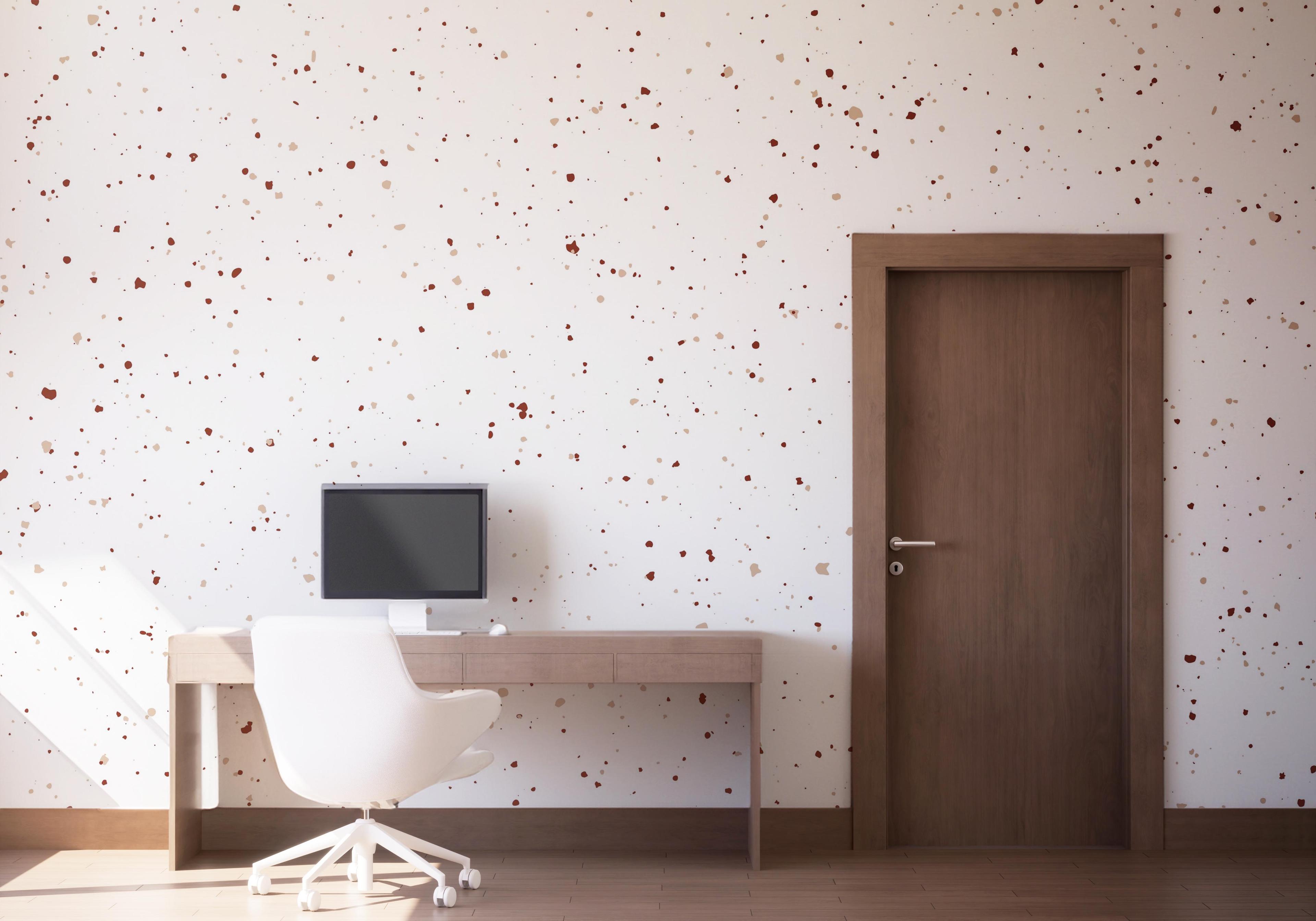 Fototapeta Small Pebbles Wall mockup 1